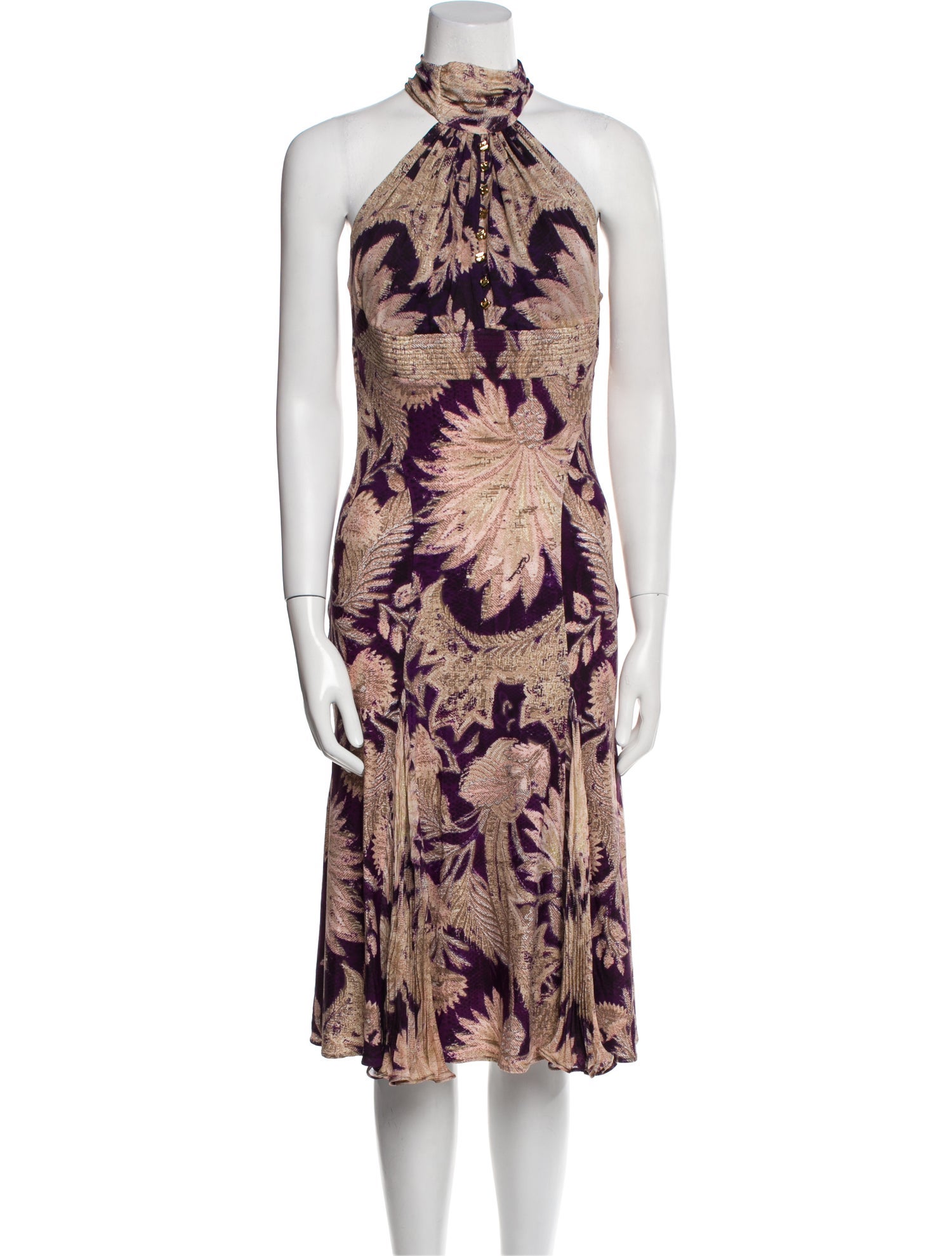 Roberto Cavalli Vintage Midi Length Dress w/ Tags