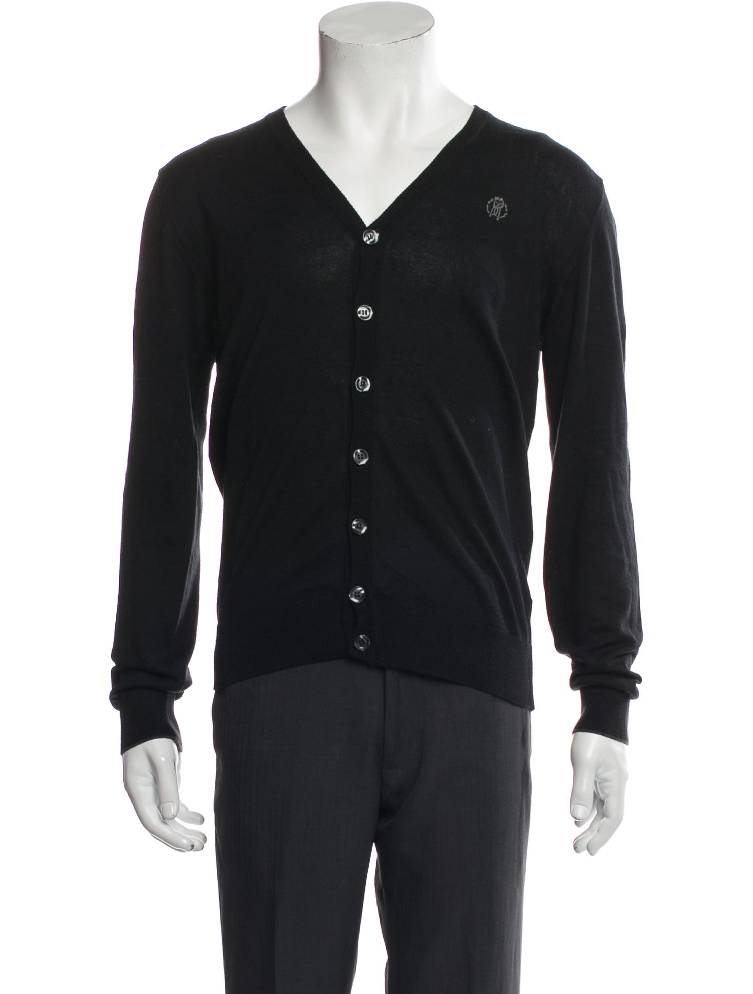 Roberto Cavalli Cashmere V-Neck Cardigan