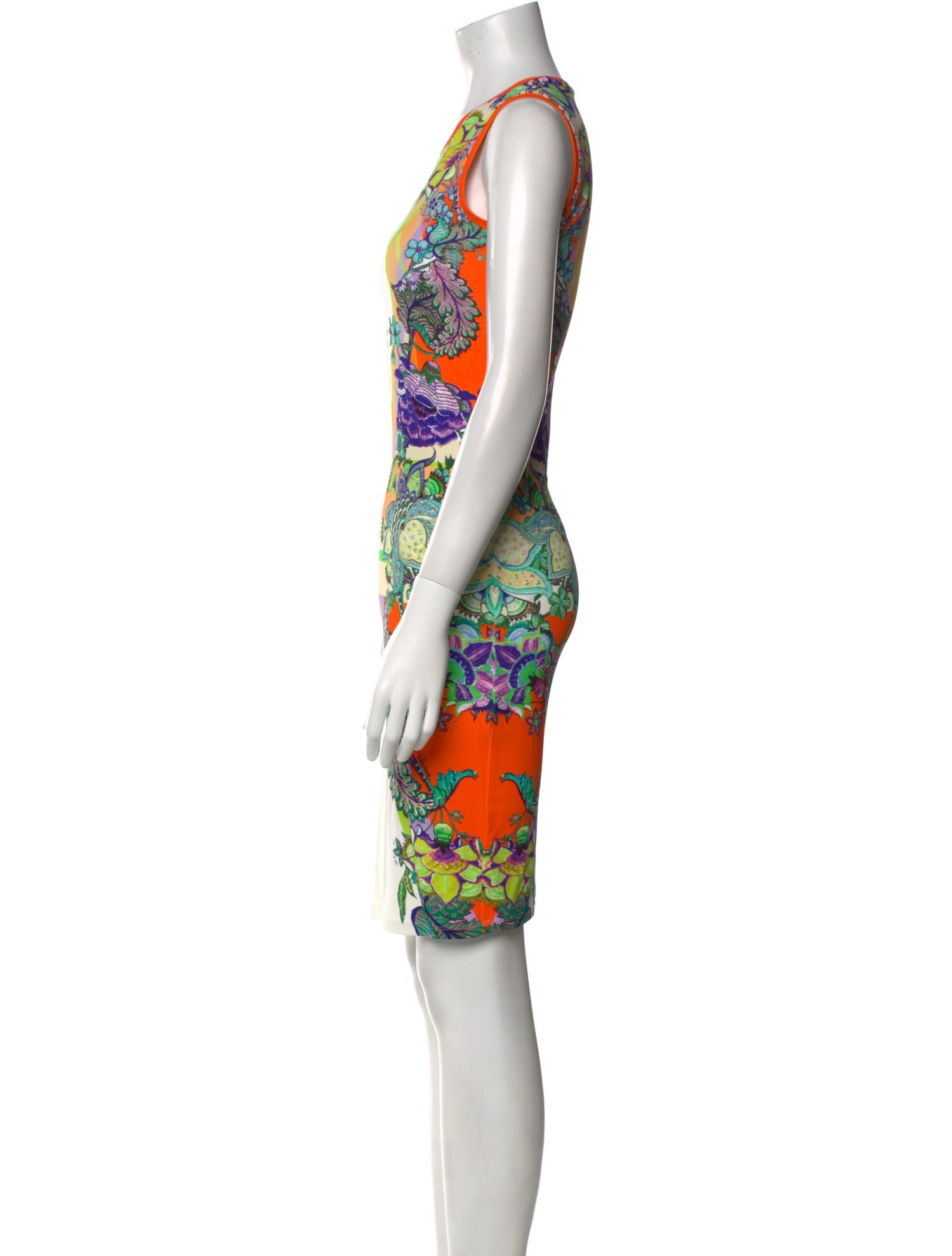 Roberto Cavalli Printed Knee-Length Dress