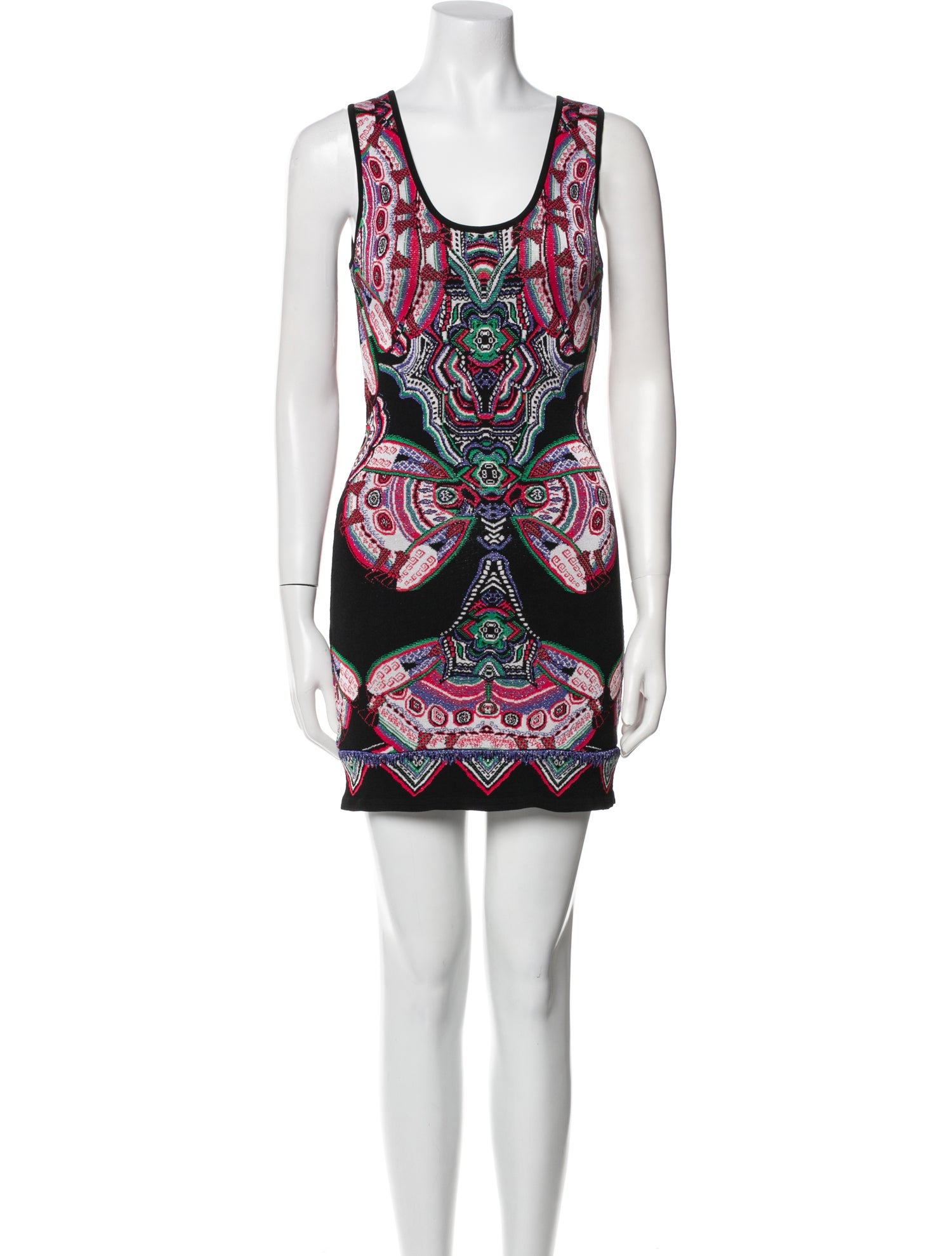 Roberto Cavalli Striped Mini Dress