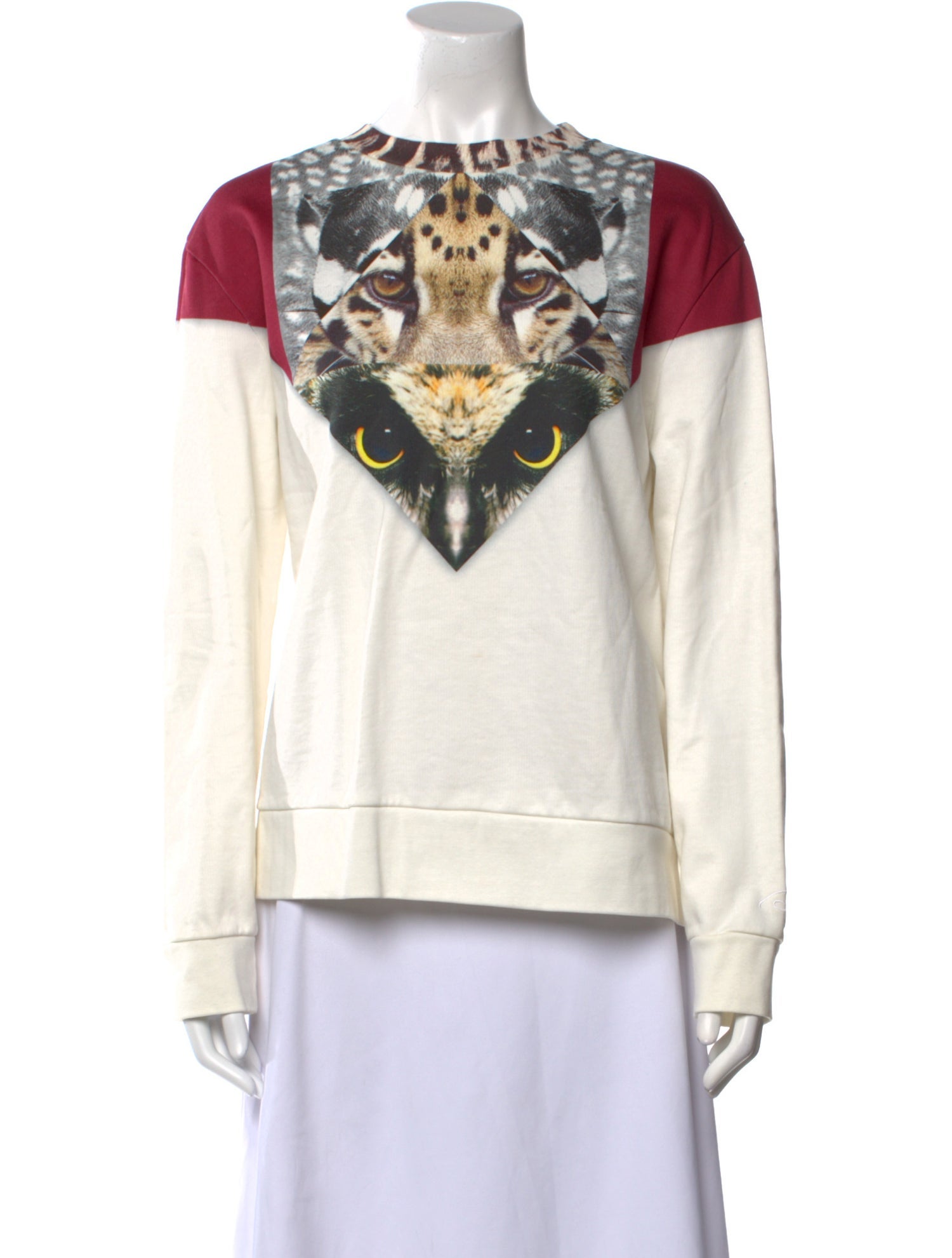 Roberto Cavalli Graphic Print Crew Neck Sweatshirt