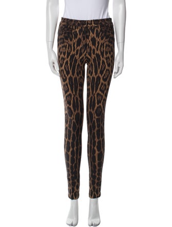Roberto Cavalli Silk Skinny Leg Pants