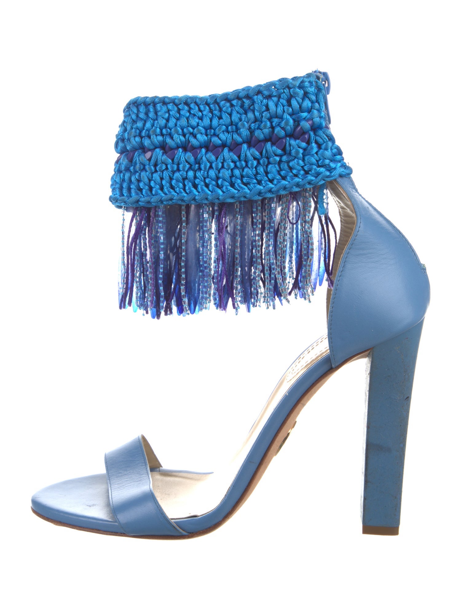 Roberto Cavalli Leather Sandals