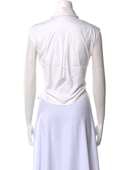 Roberto Cavalli Sleeveless Button-Up Top