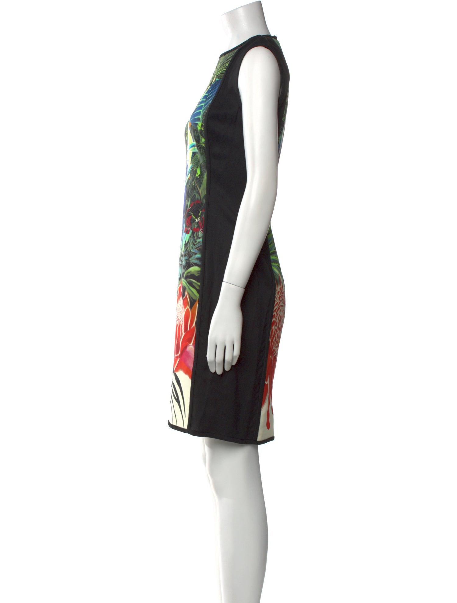 Roberto Cavalli Printed Knee-Length Dress