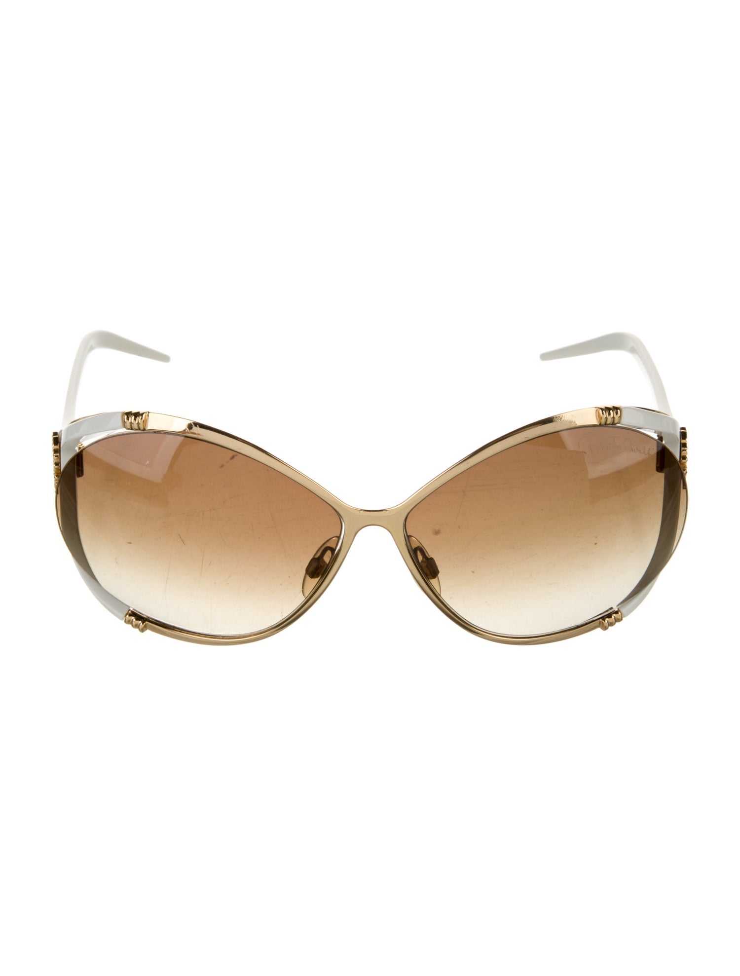 Roberto Cavalli Oversize Gradient Sunglasses