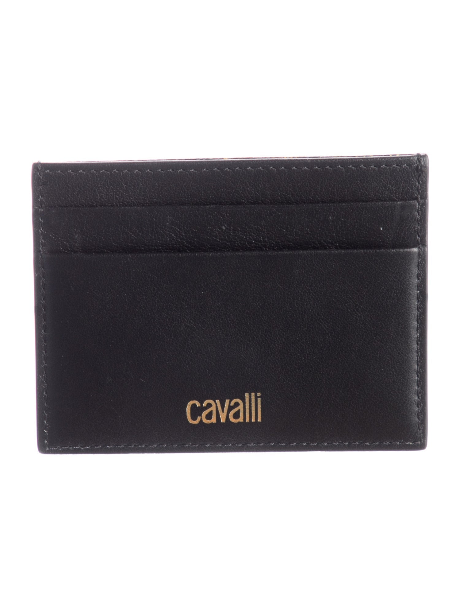 Roberto Cavalli Leather Card Holder w/ Tags