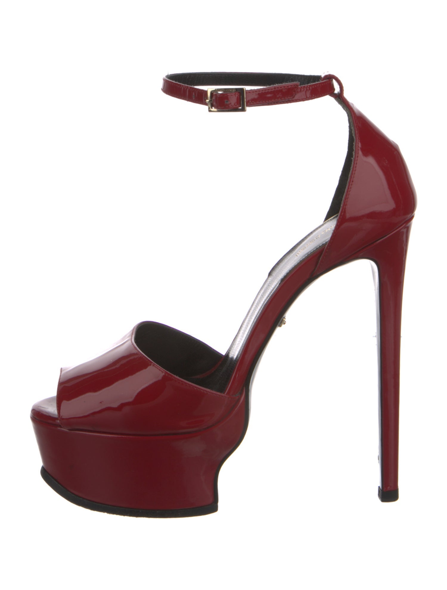 Roberto Cavalli Patent Leather Sandals