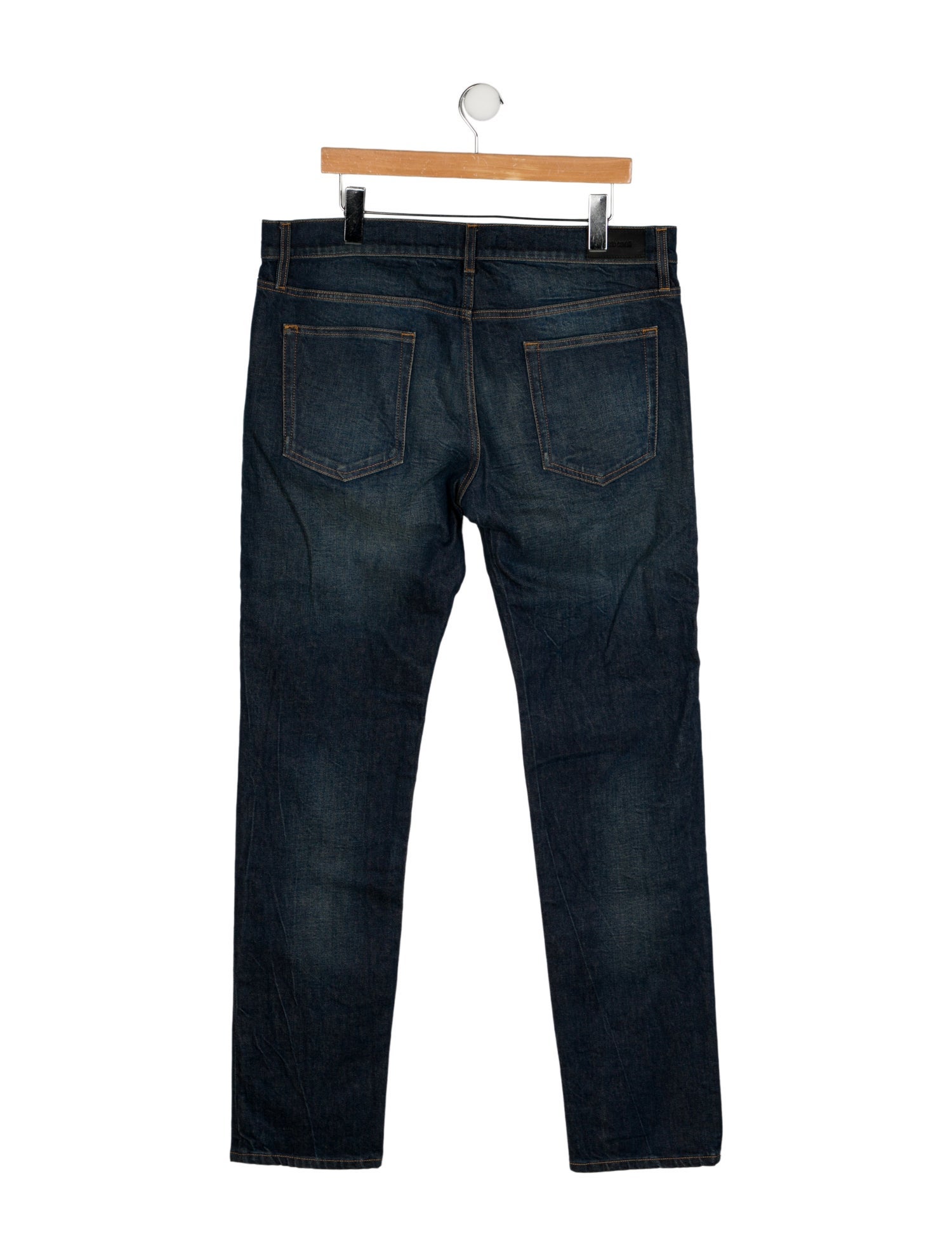 Roberto Cavalli Mid-Rise Straight Leg Jeans