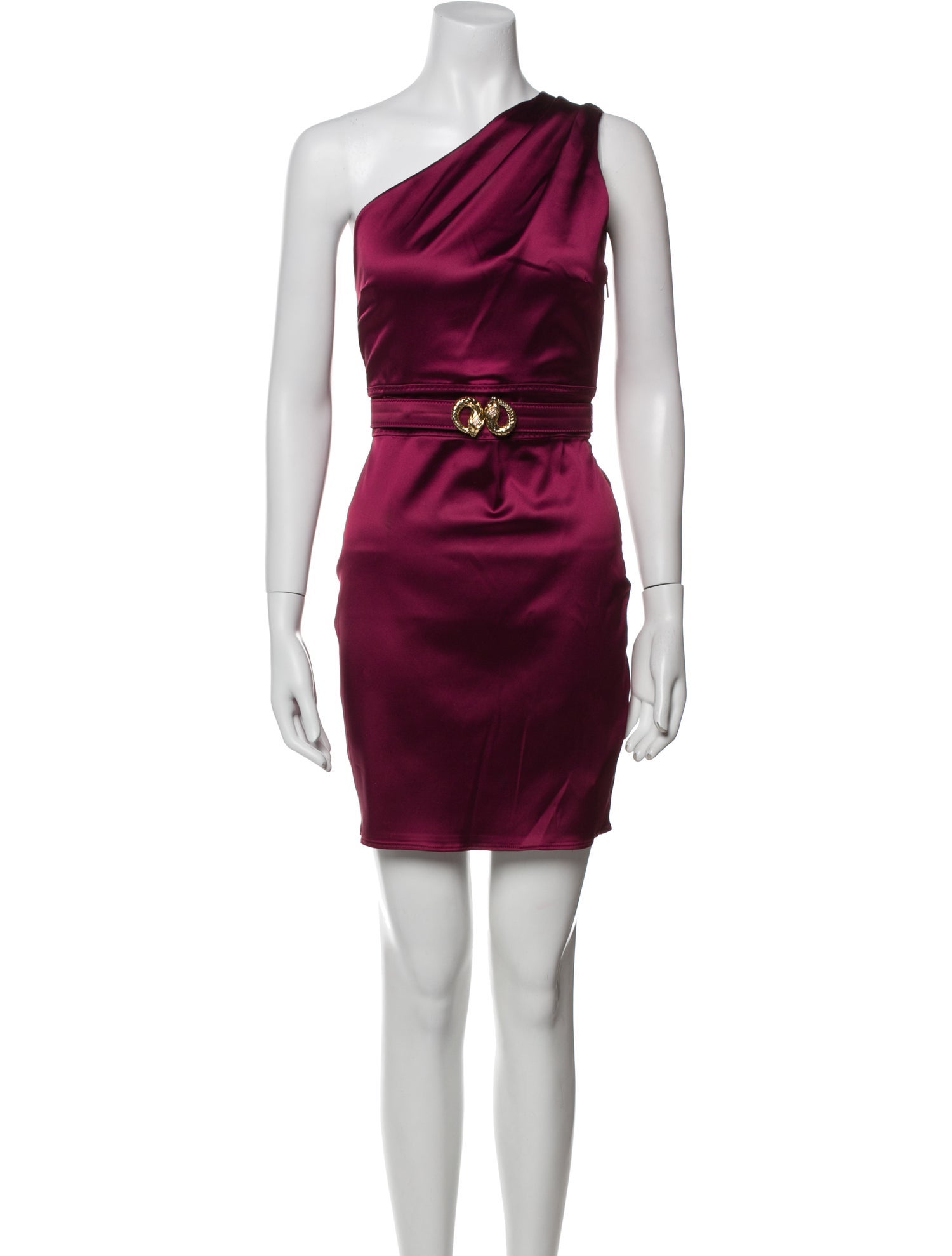 Roberto Cavalli One-Shoulder Mini Dress