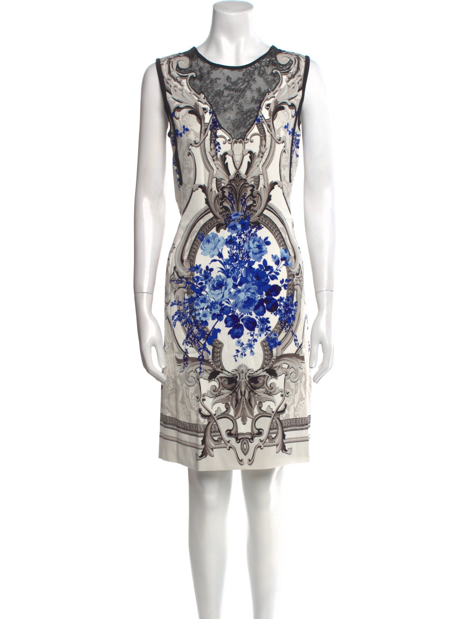 Roberto Cavalli Printed Knee-Length Dress