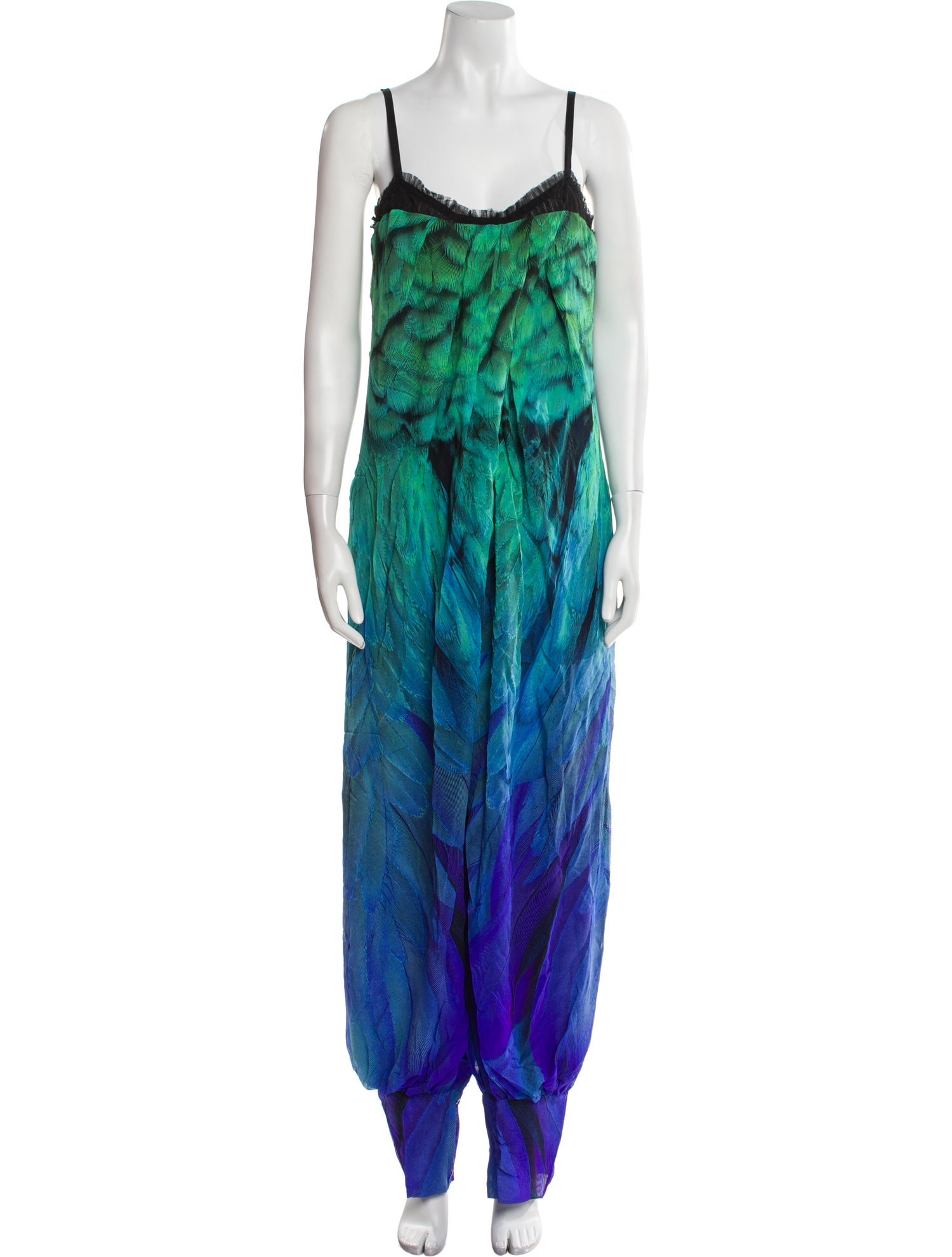 Roberto Cavalli 2011 Silk Jumpsuit