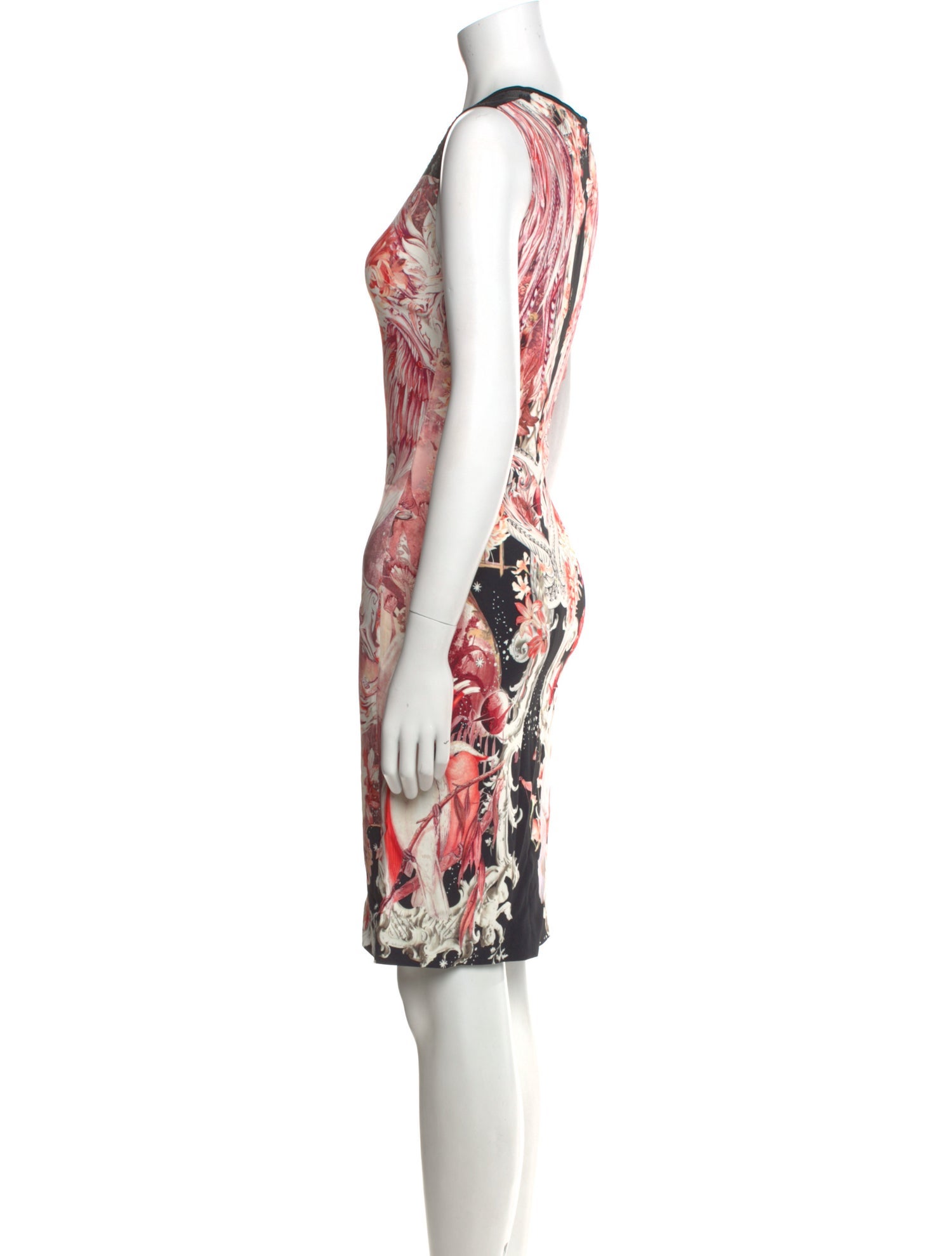 Roberto Cavalli Floral Print Knee-Length Dress