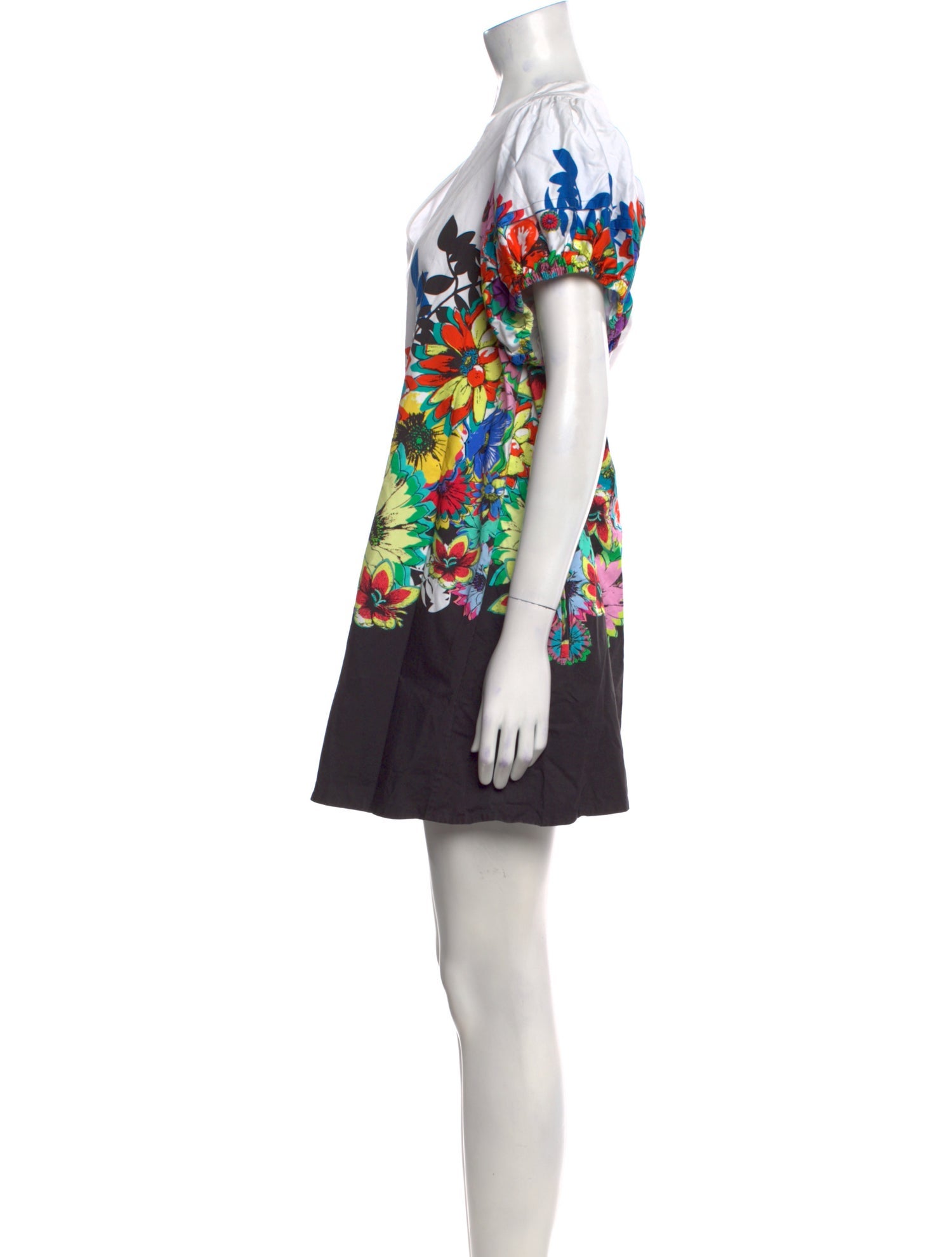 Roberto Cavalli Floral Print Mini Dress