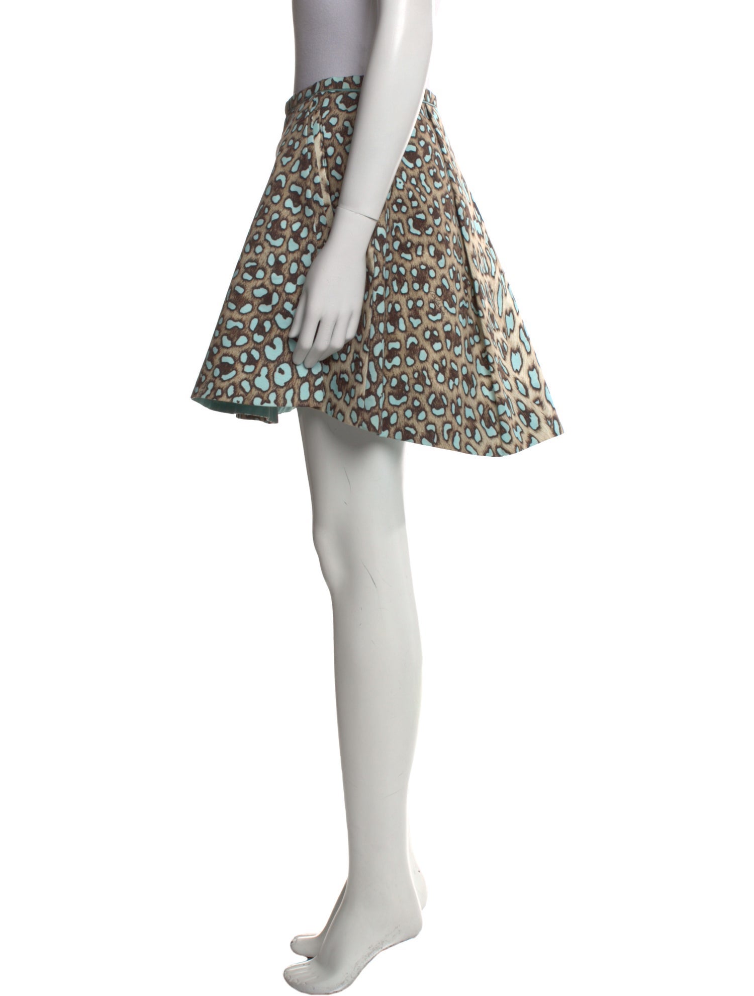 Roberto Cavalli Printed Mini Skirt