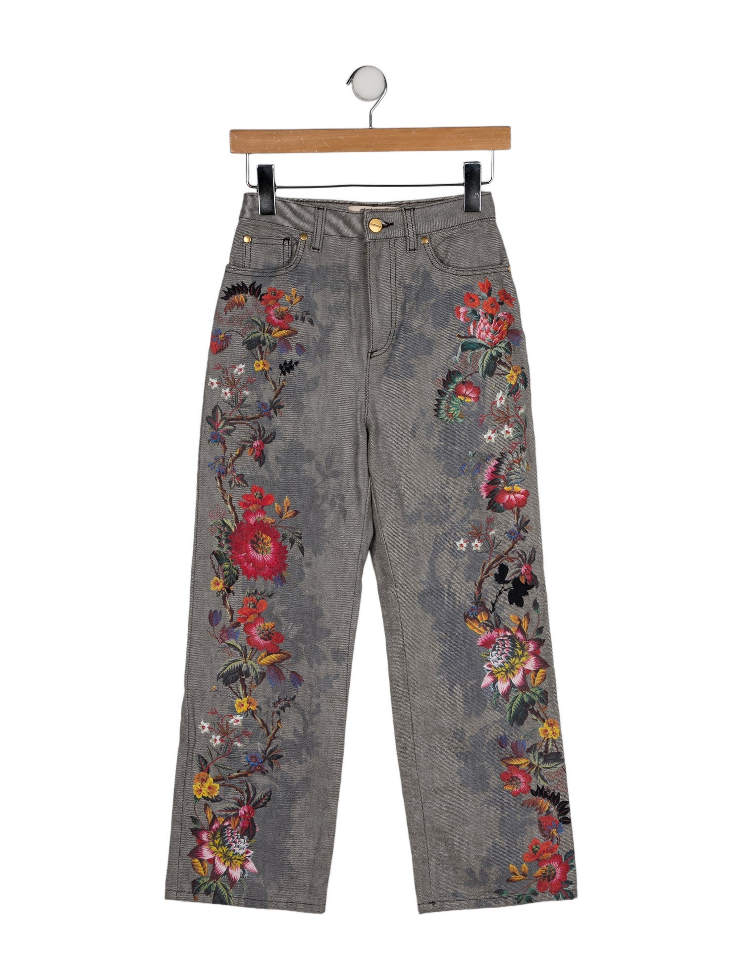 Roberto Cavalli High-Rise Wide Leg Jeans