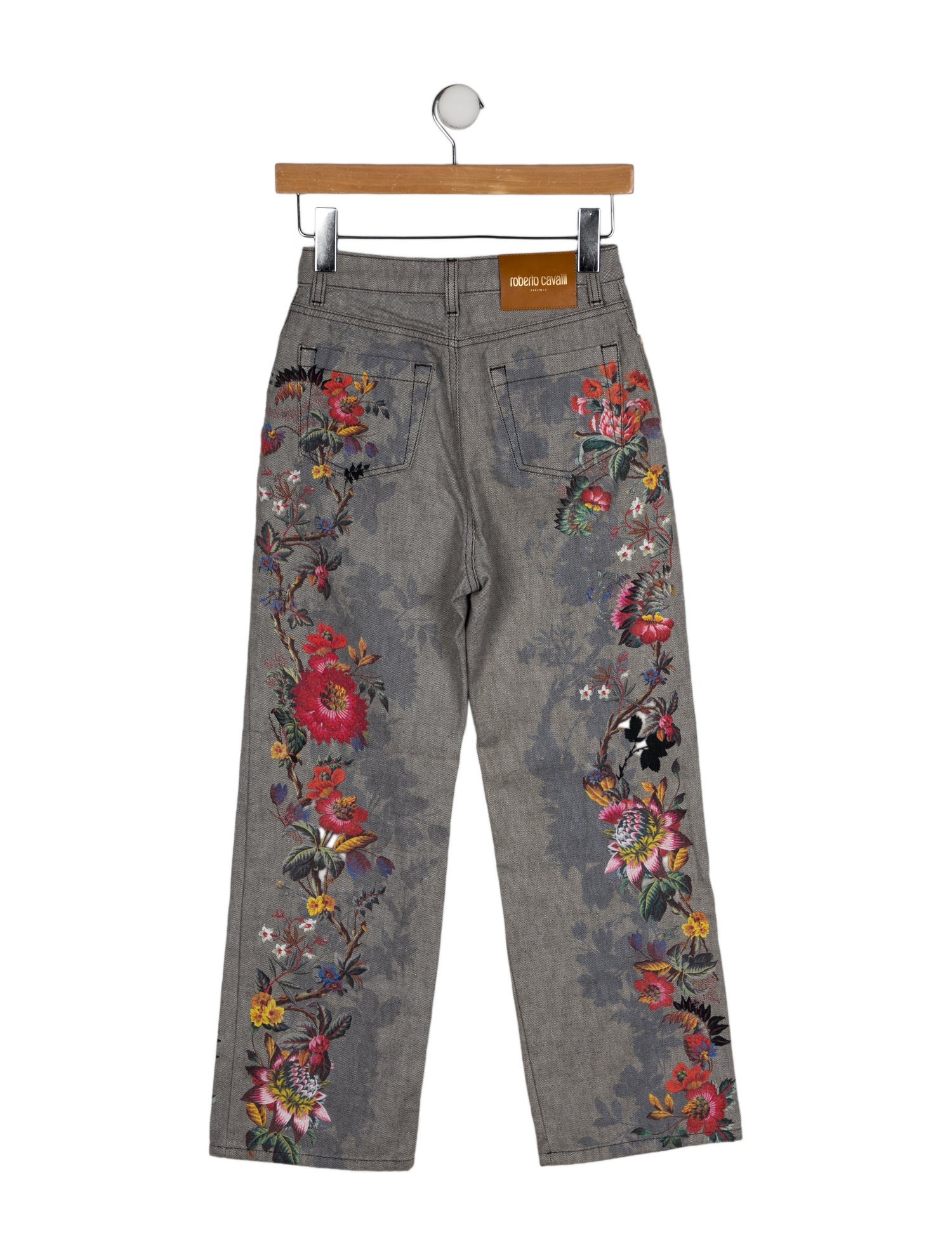 Roberto Cavalli High-Rise Wide Leg Jeans