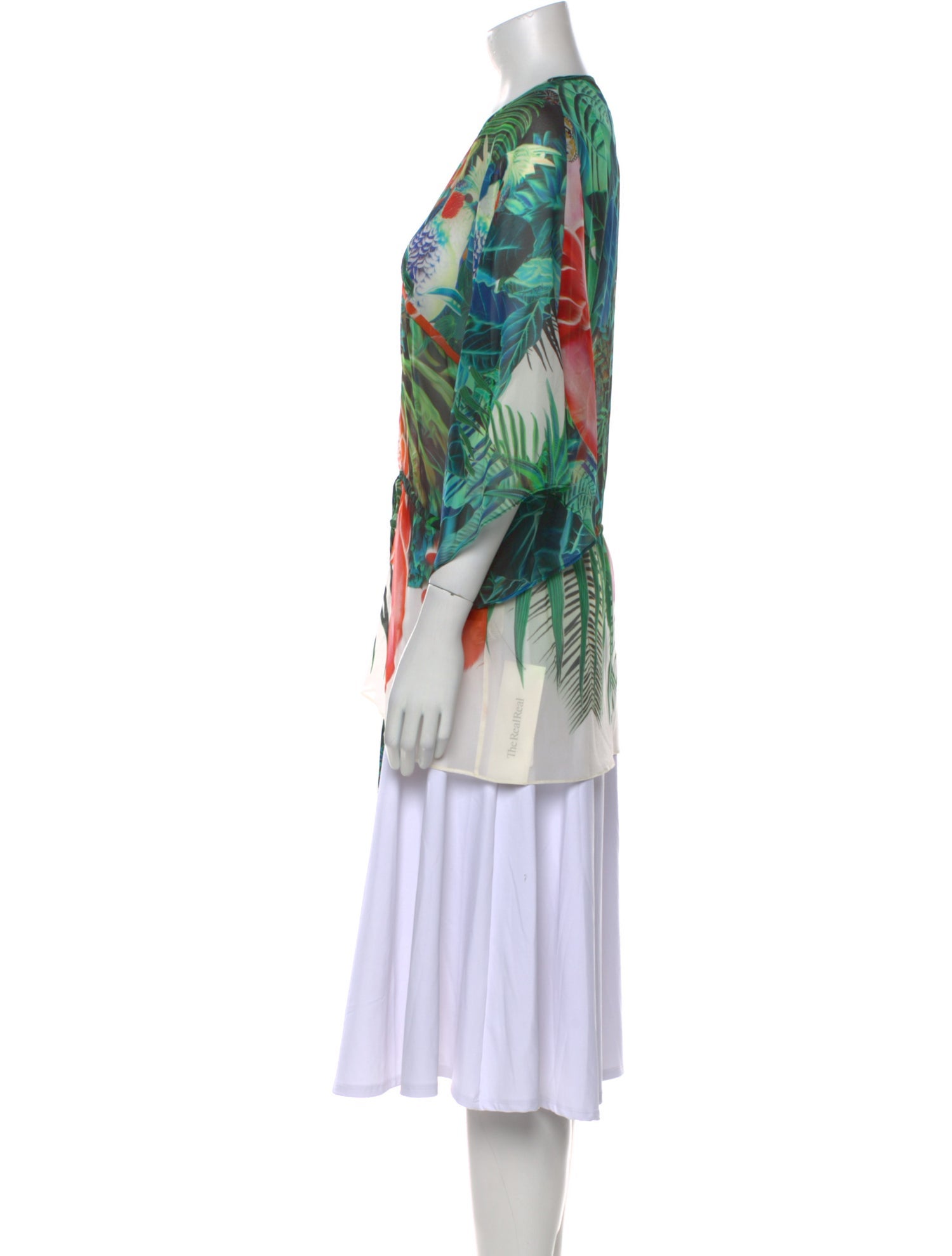 Roberto Cavalli Silk Printed Tunic