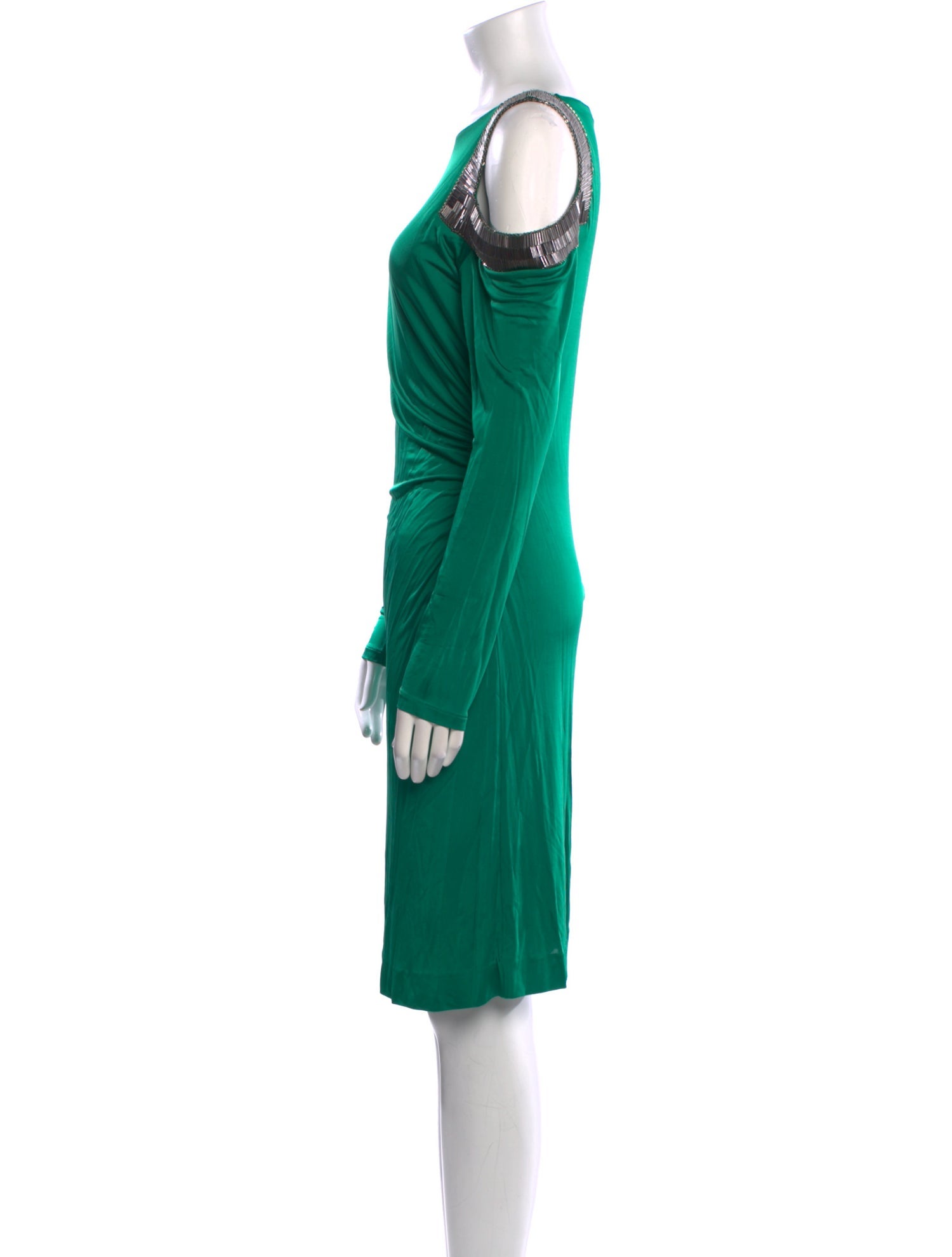 Roberto Cavalli Bateau Neckline Mini Dress