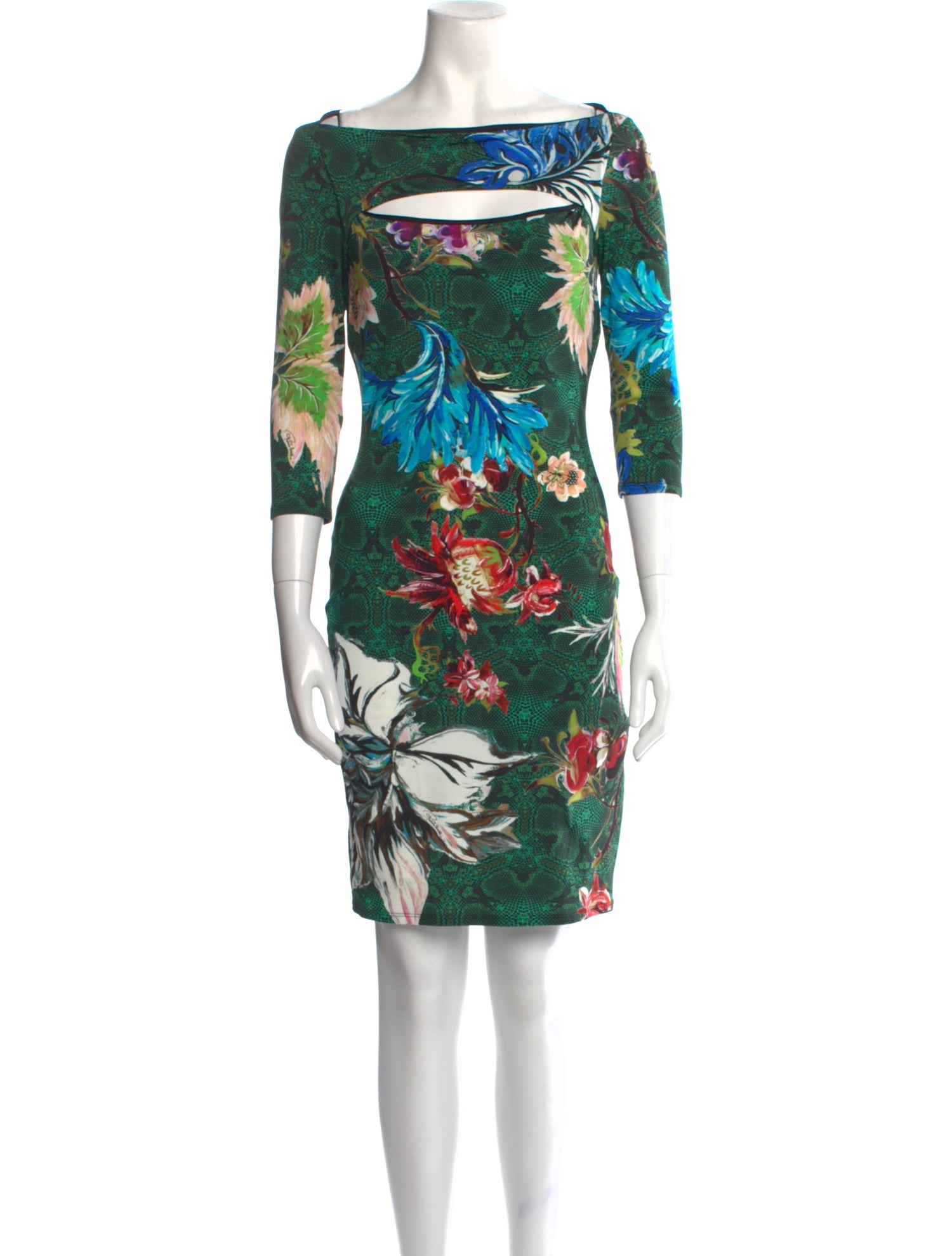 Roberto Cavalli Nylon Mini Dress