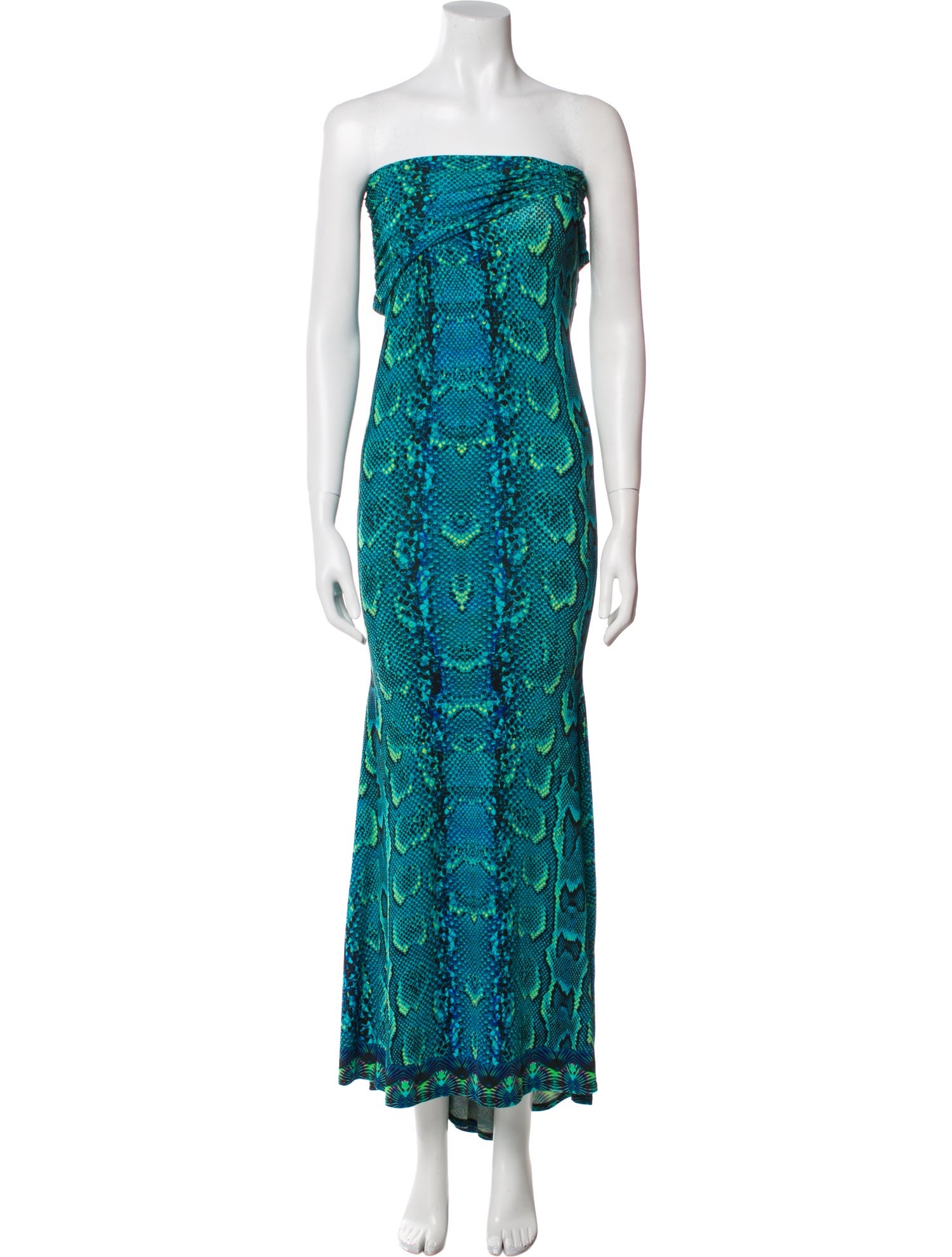 Roberto Cavalli Nylon Midi Length Dress