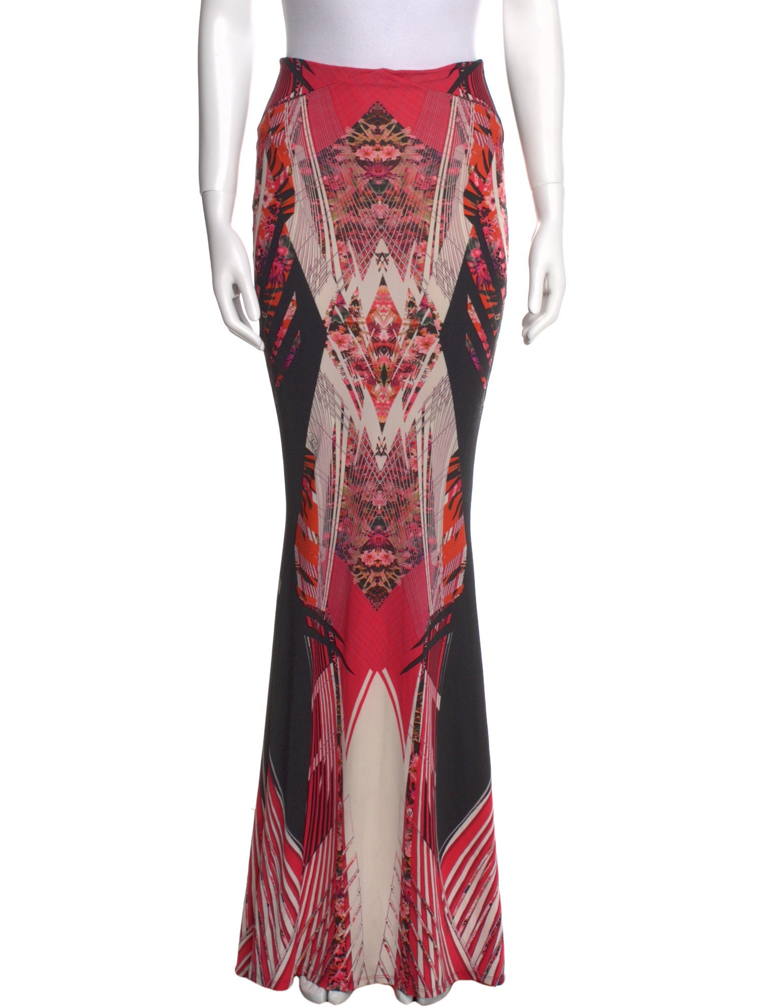 Roberto Cavalli Floral Print Long Skirt