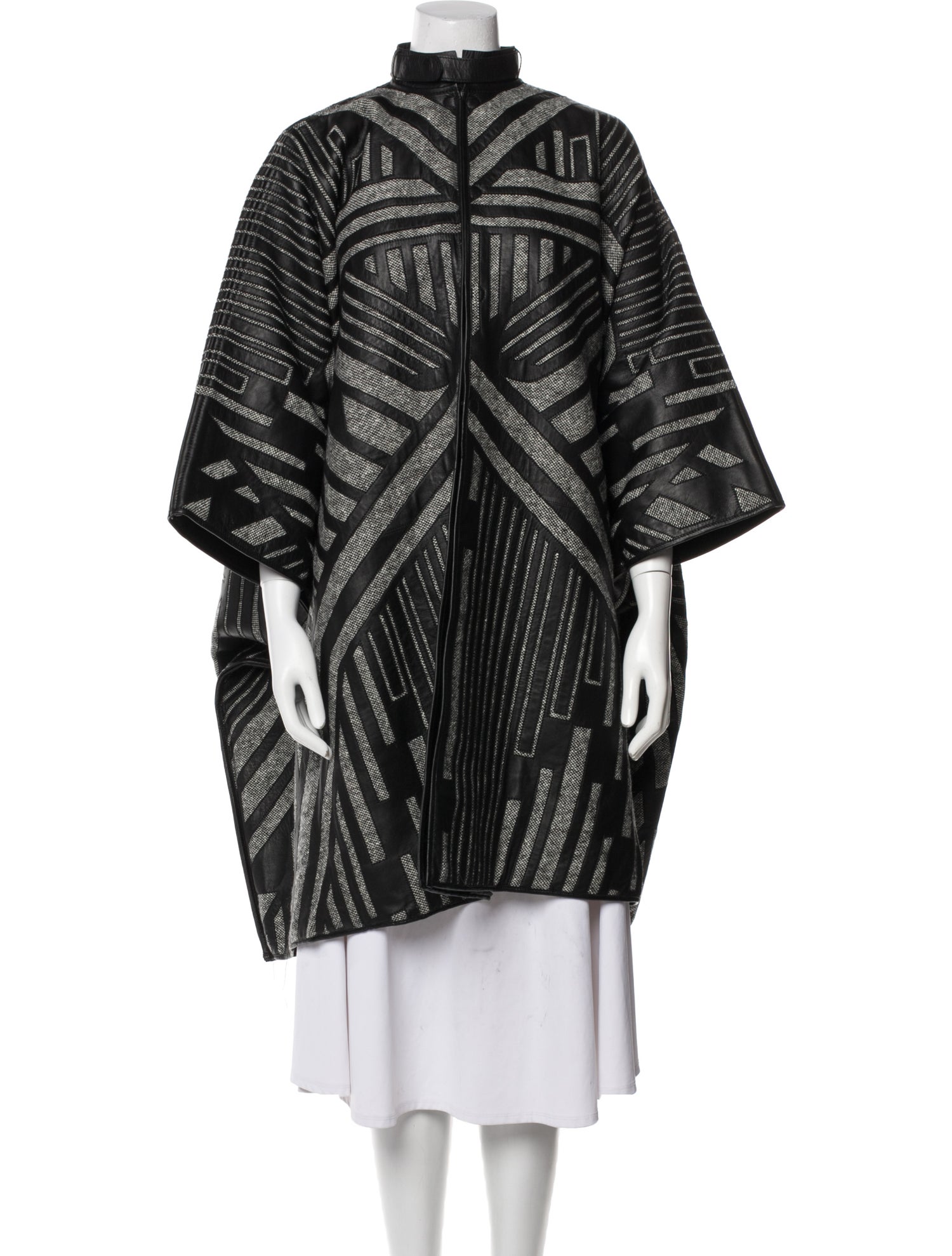 Roberto Cavalli Wool Striped Coat