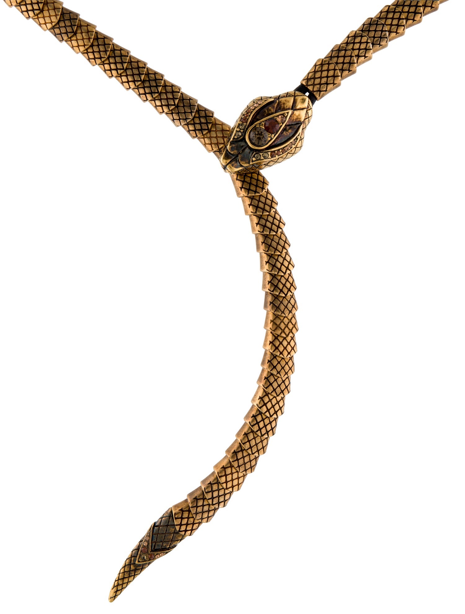 Roberto Cavalli Skinny Metal Waist Belt