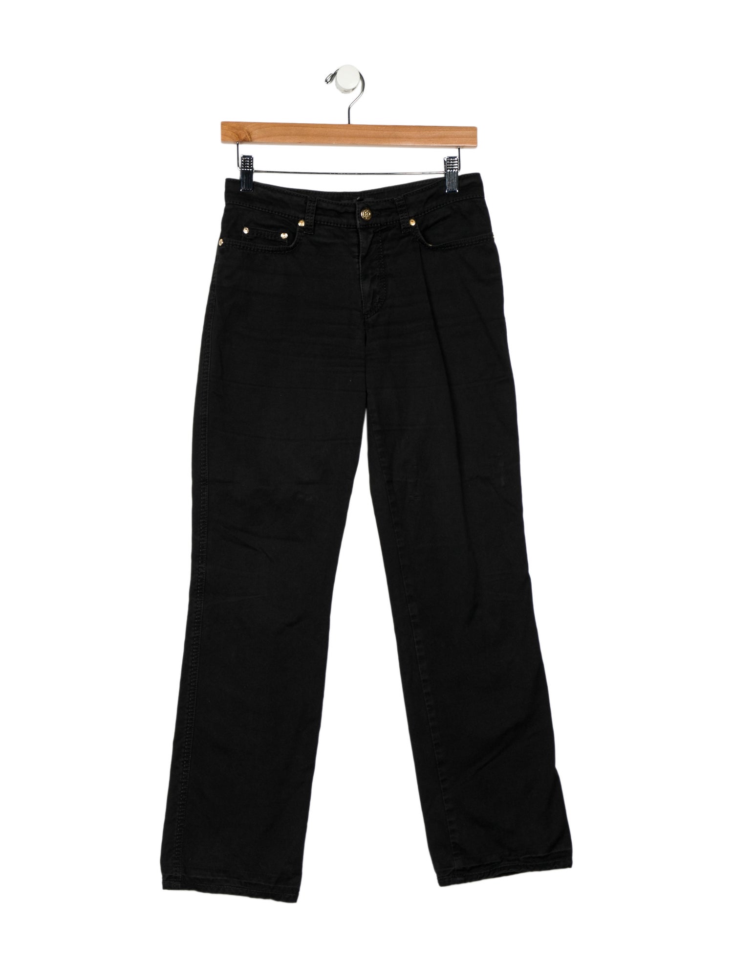 Roberto Cavalli Mid-Rise Straight Leg Jeans