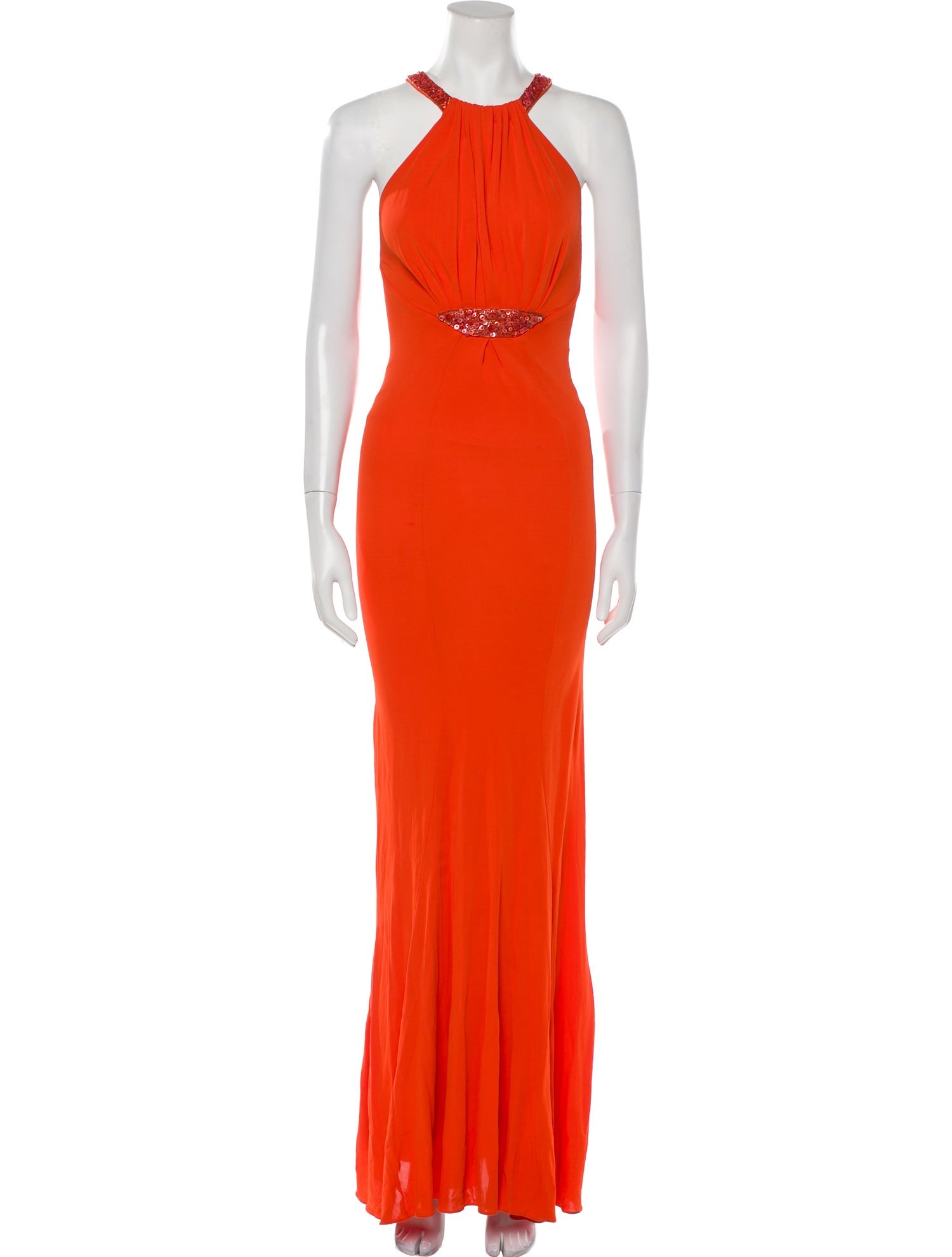 Roberto Cavalli Halterneck Long Dress