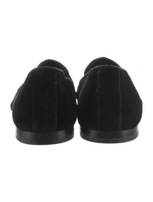 Roberto Cavalli Velvet Graphic Print Loafers