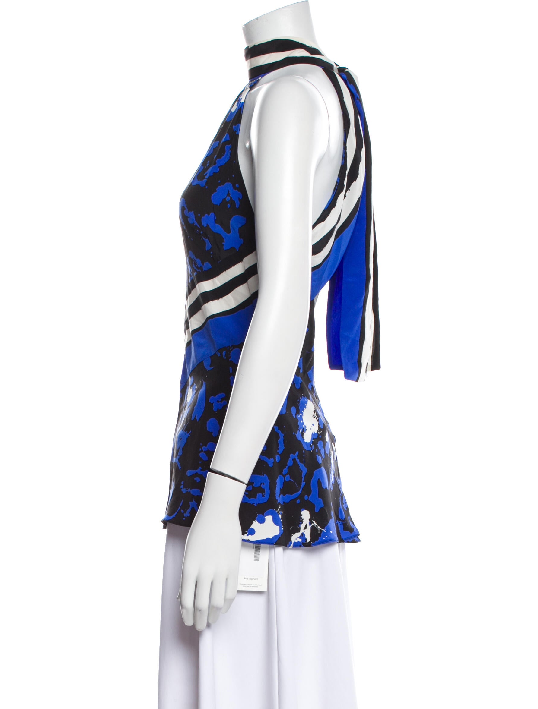 Roberto Cavalli Silk Printed Blouse