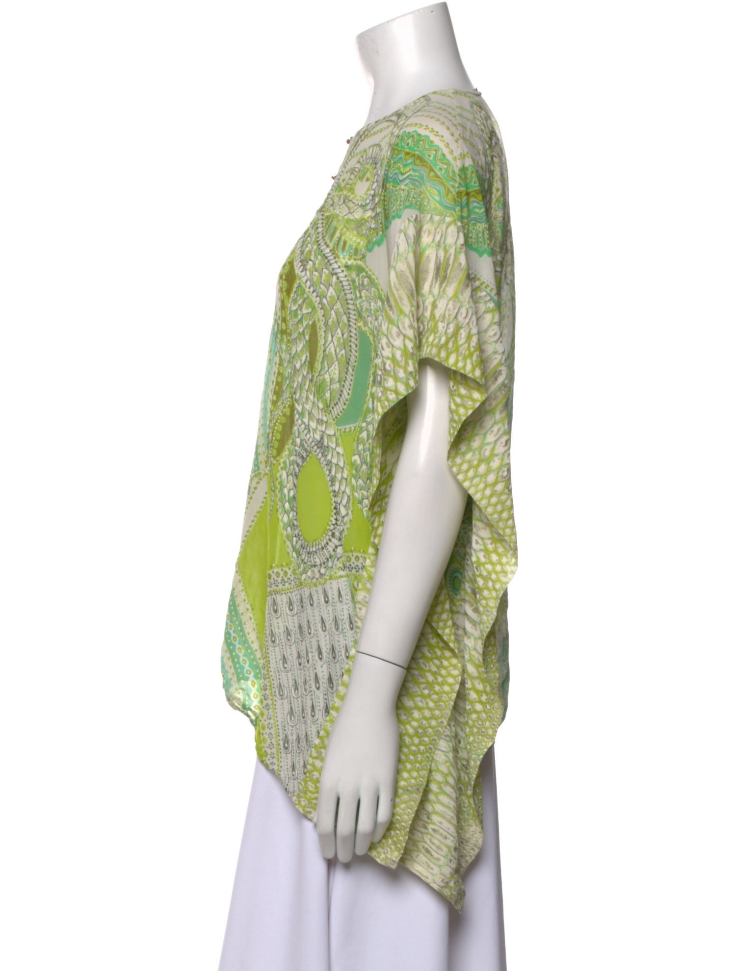 Roberto Cavalli Silk Printed Tunic