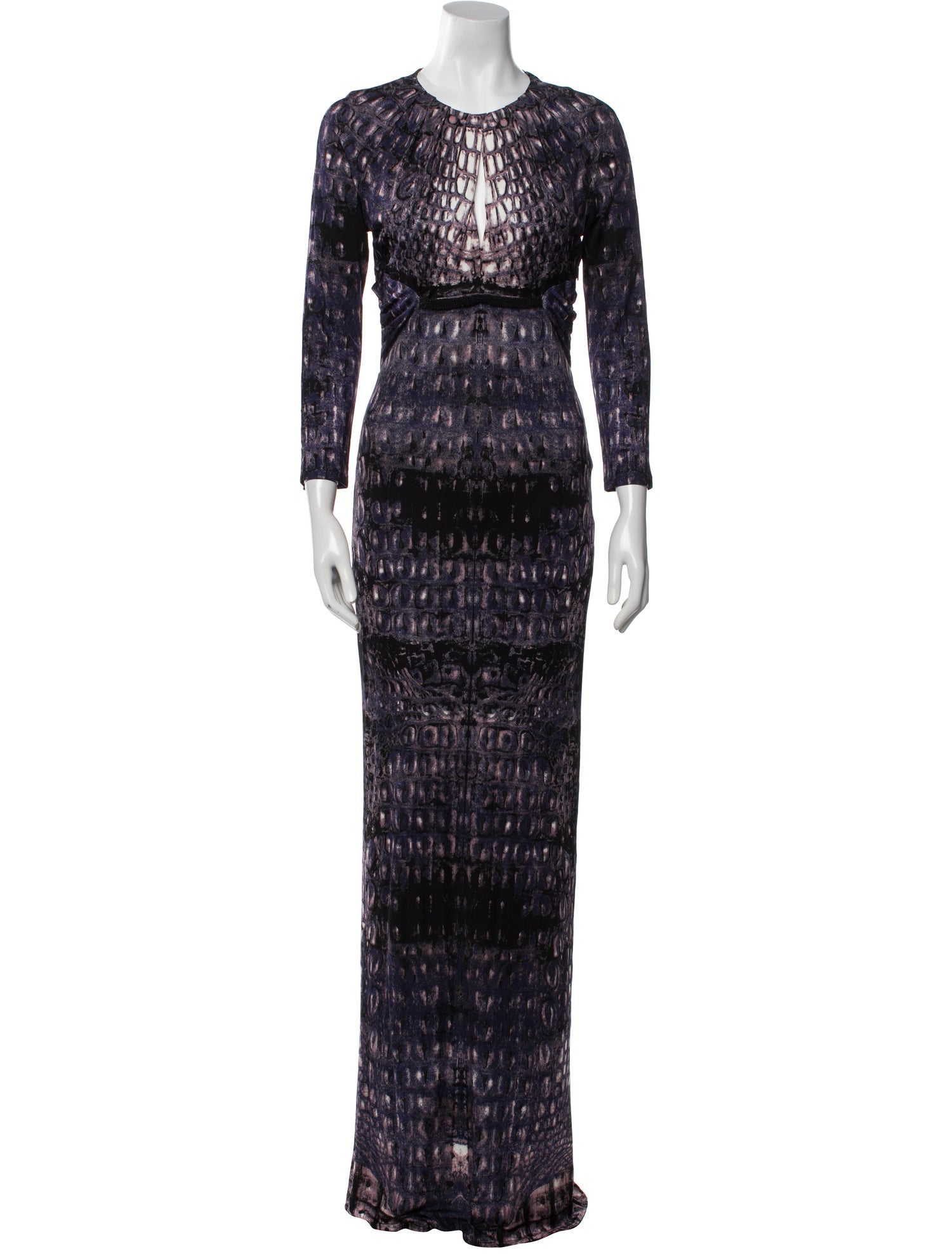 Roberto Cavalli Printed Long Dress