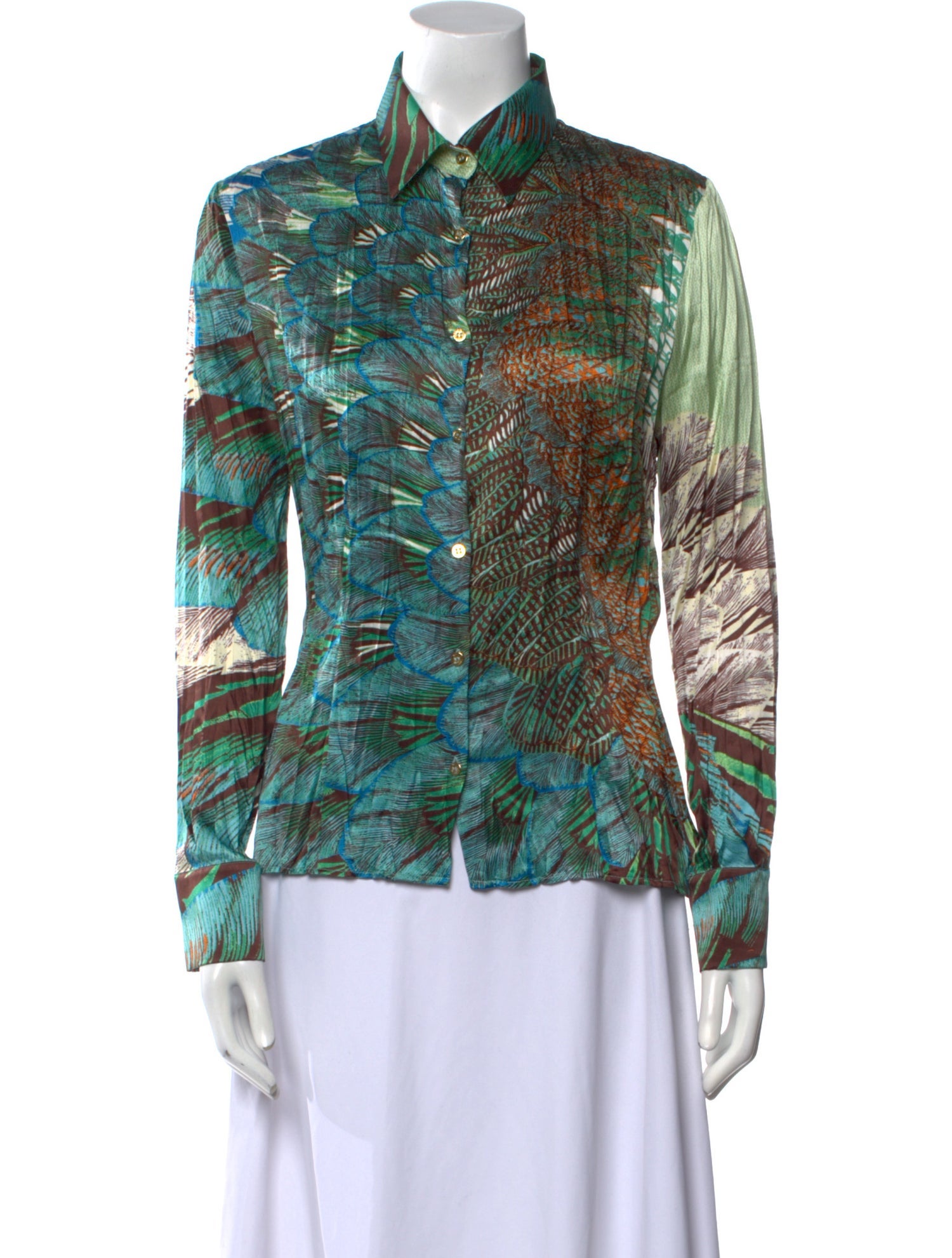 Roberto Cavalli Vintage 2006 Button-Up Top