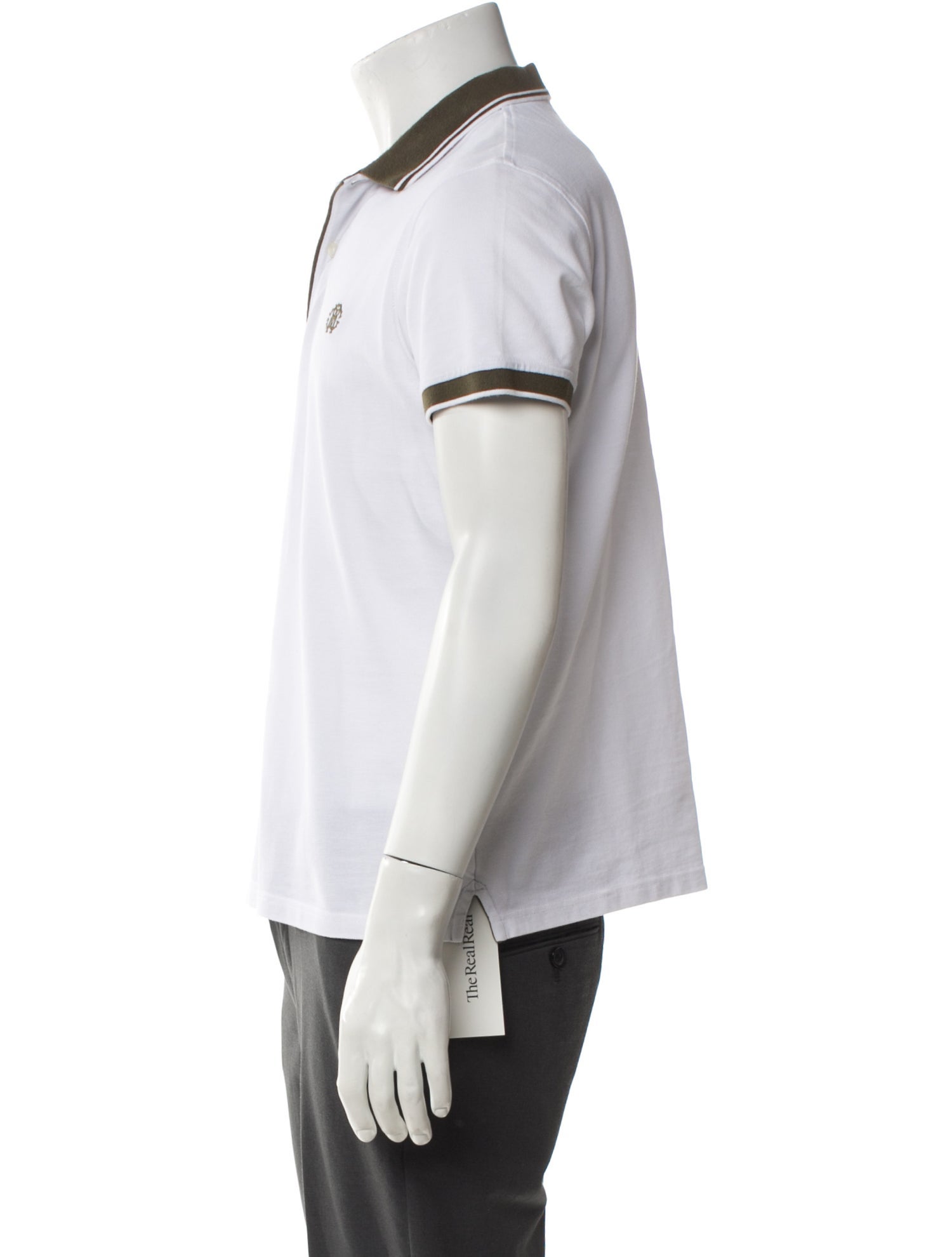Roberto Cavalli Striped Collar Polo Shirt