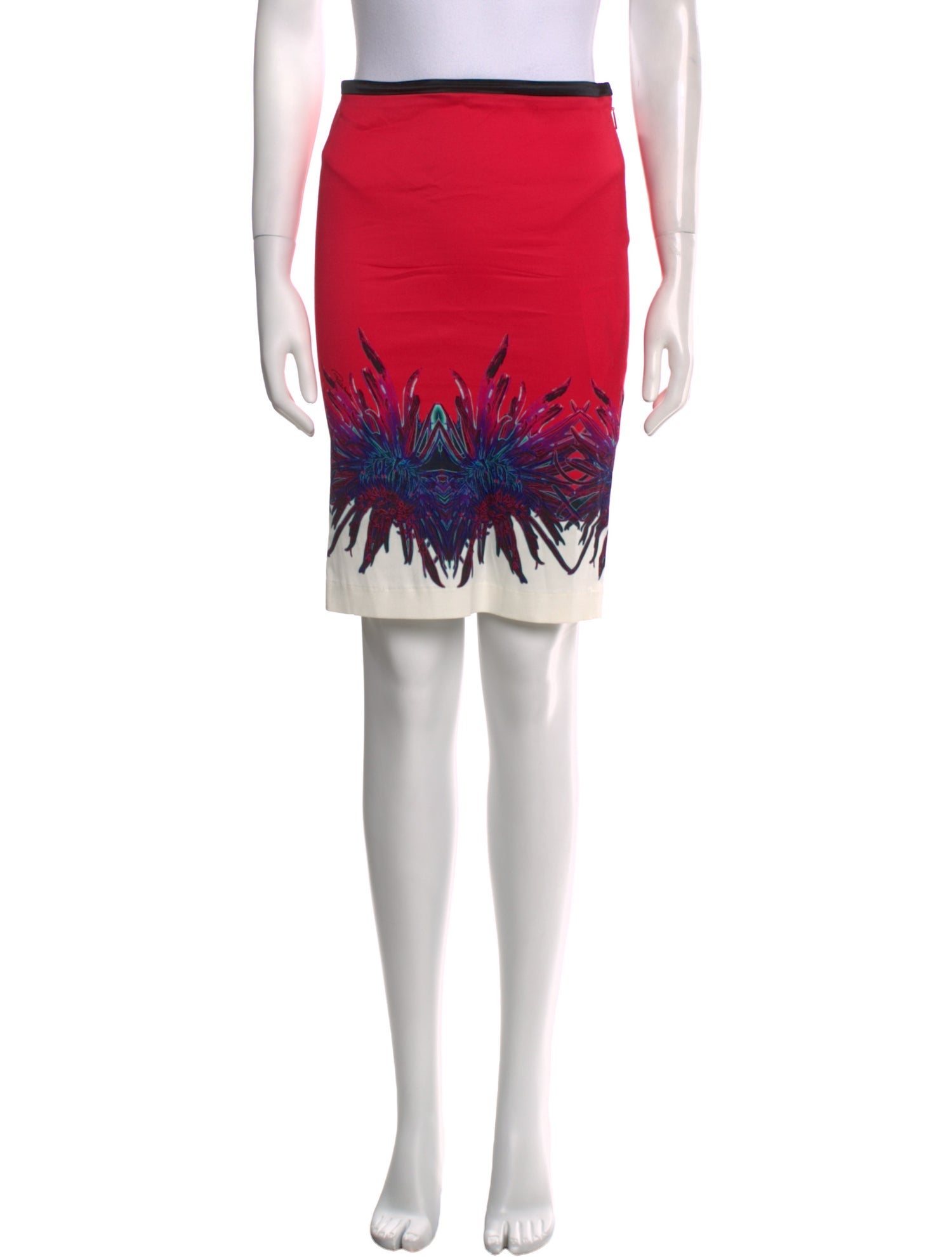 Roberto Cavalli Printed Knee-Length Skirt