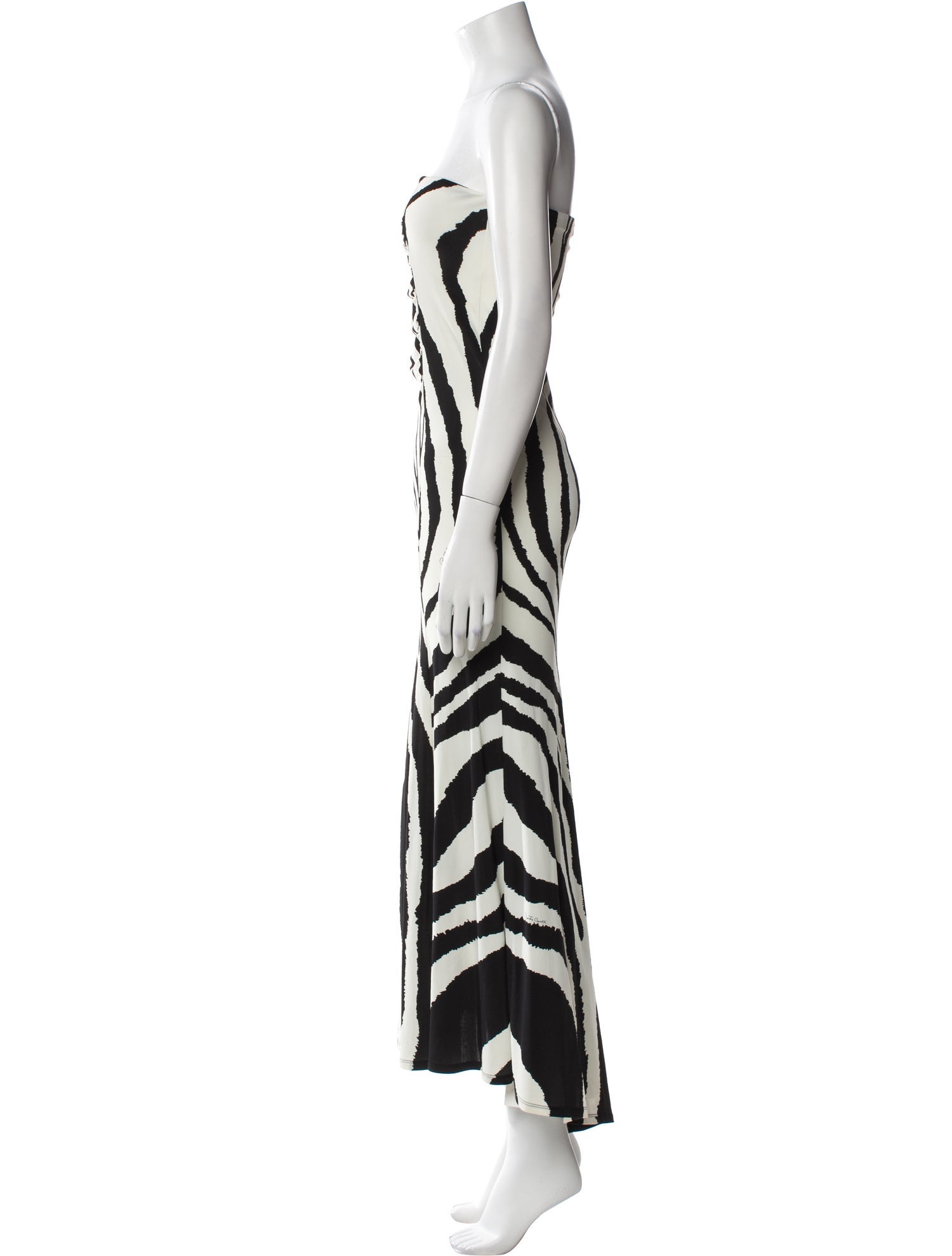 Roberto Cavalli Nylon Long Dress