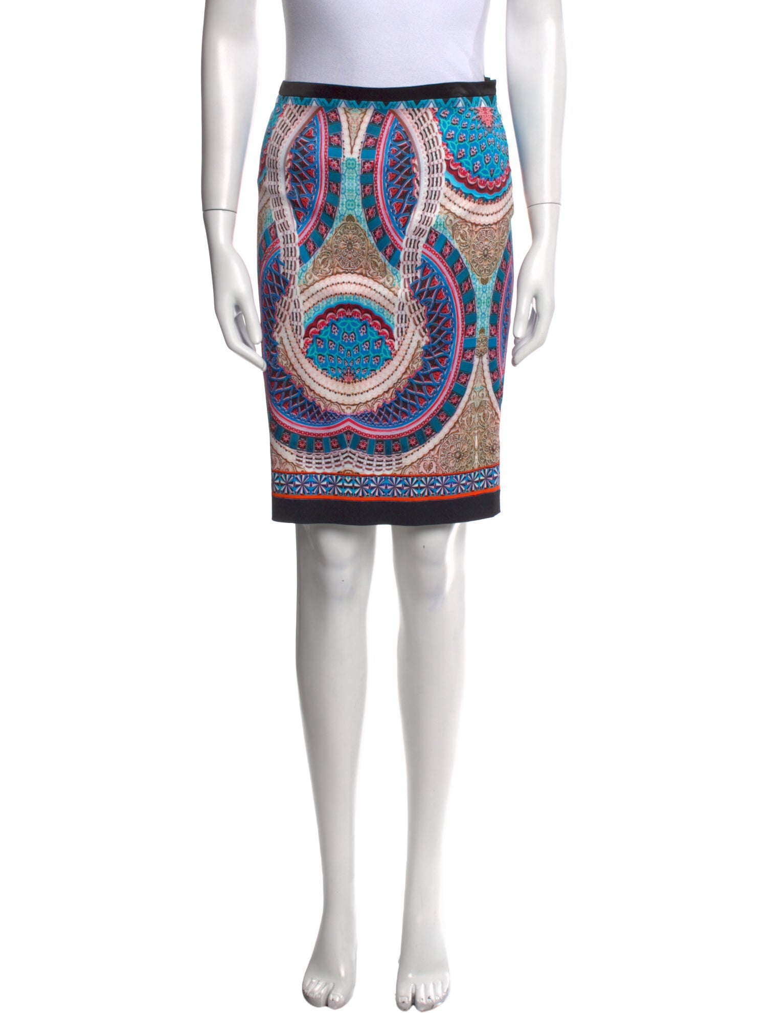 Roberto Cavalli Printed Knee-Length Skirt