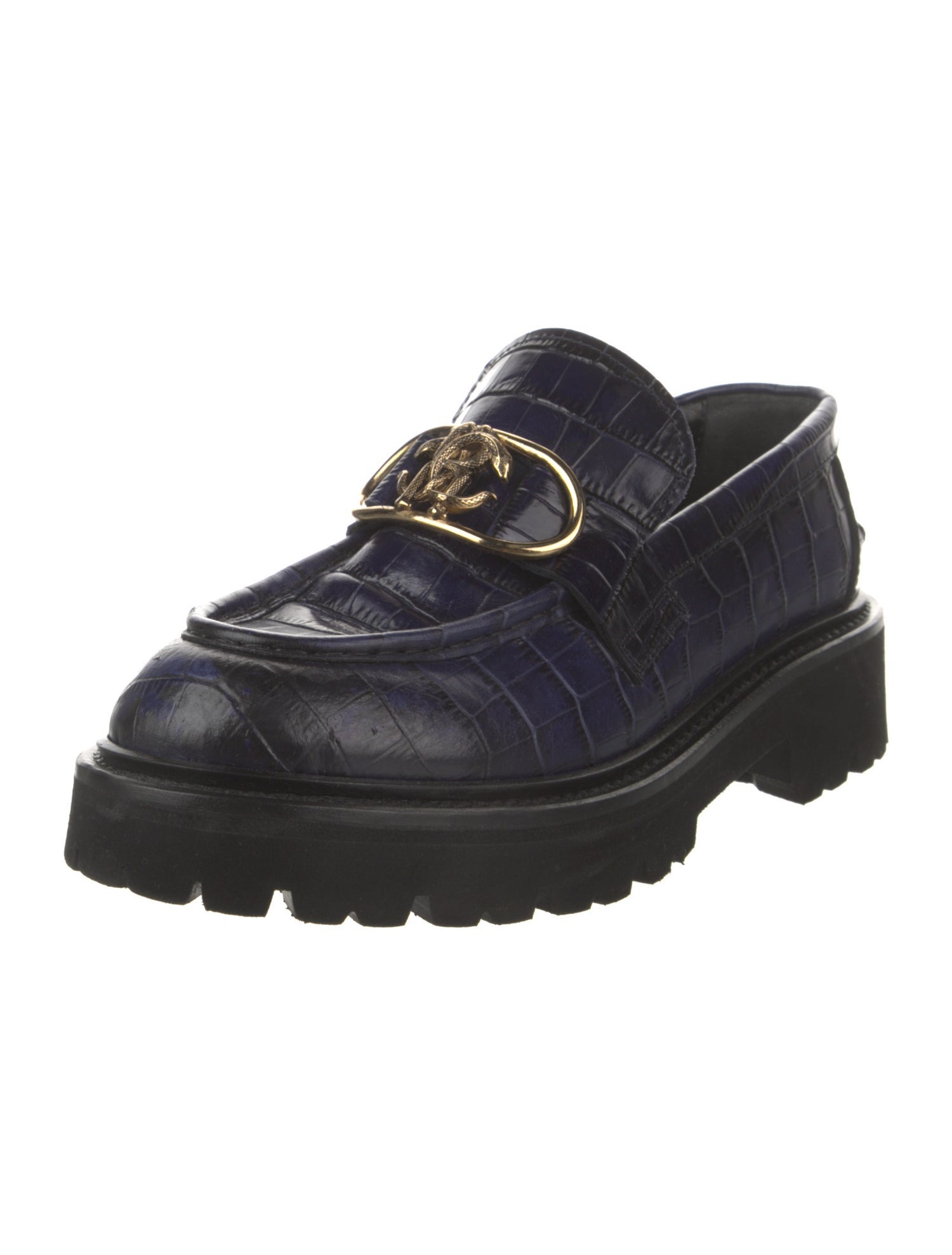 Roberto Cavalli Leather Loafers