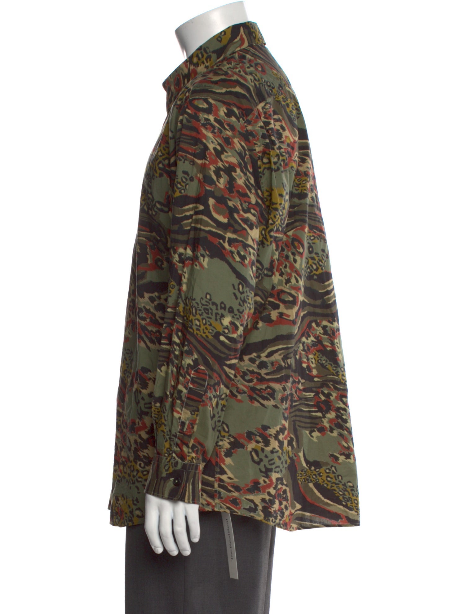 Roberto Cavalli Printed Long Sleeve Shirt