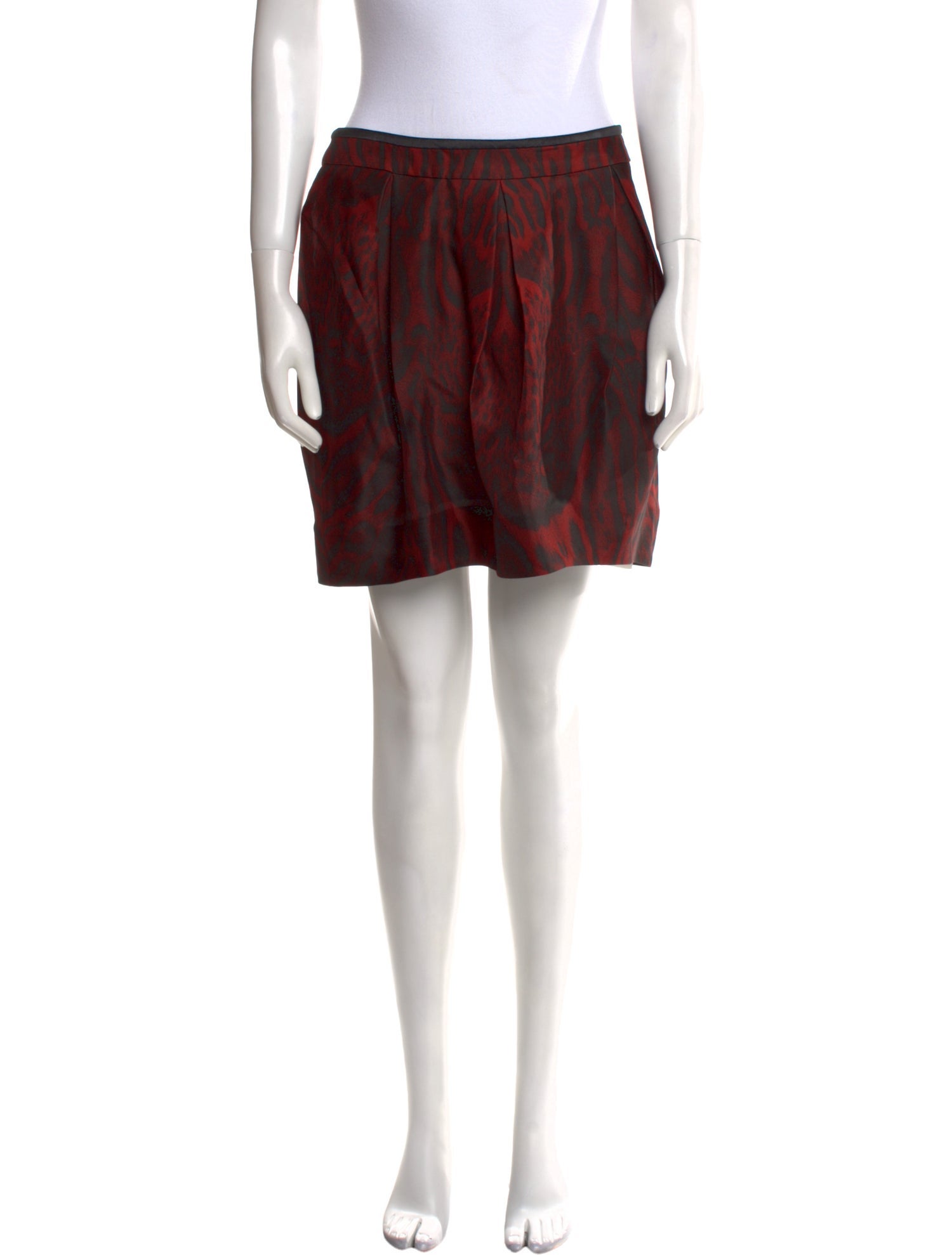 Roberto Cavalli Silk Mini Skirt