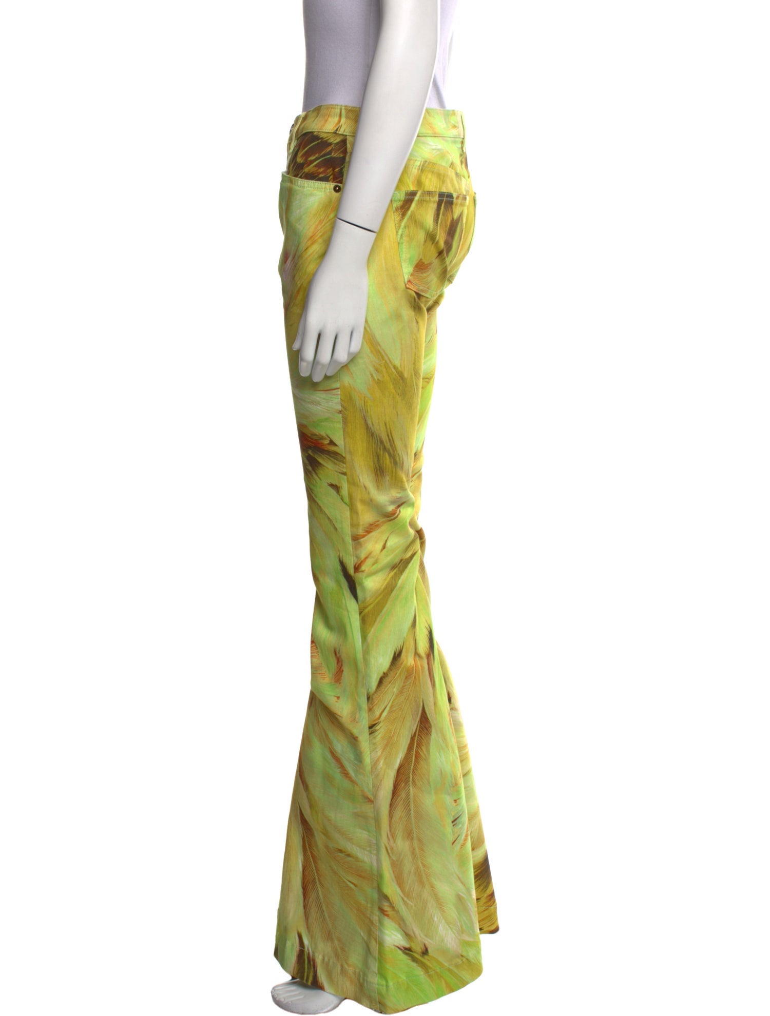 Roberto Cavalli Printed Wide Leg Pants