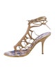 Roberto Cavalli Suede Gladiator Sandals