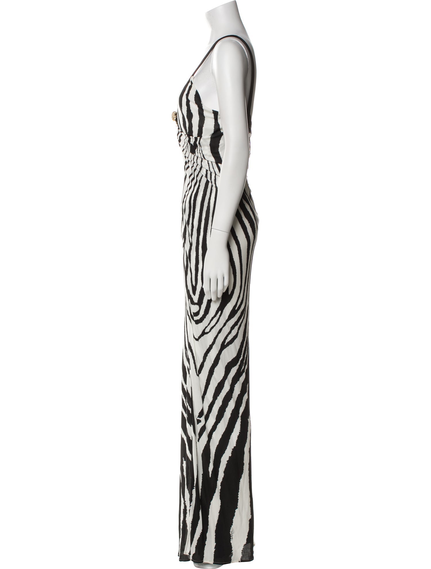 Roberto Cavalli Silk Long Dress