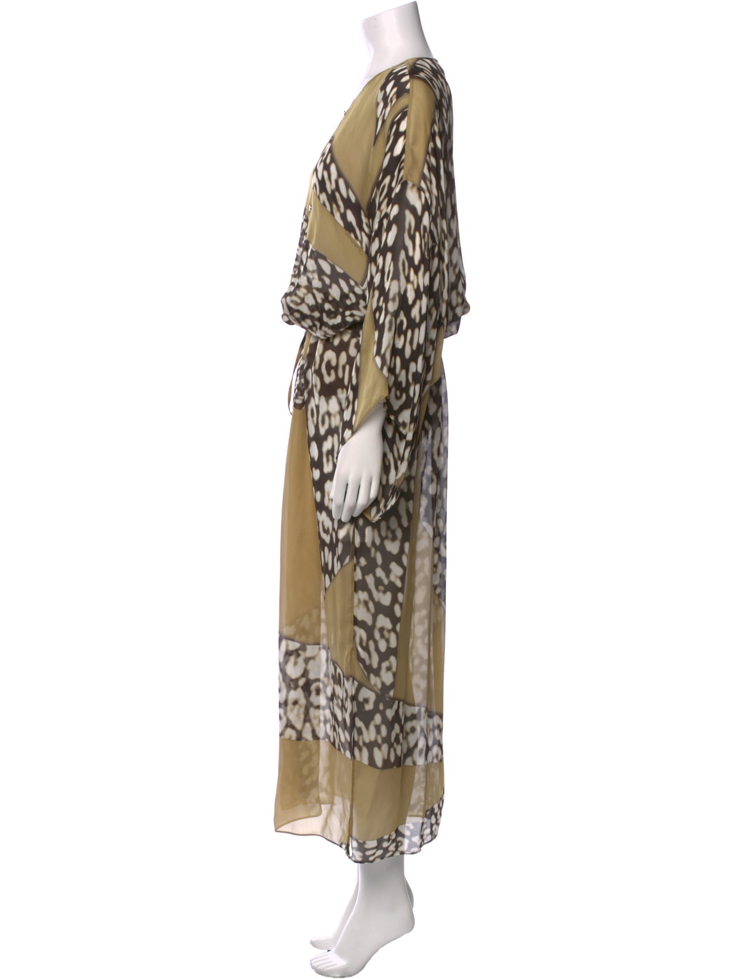 Roberto Cavalli Silk Long Dress