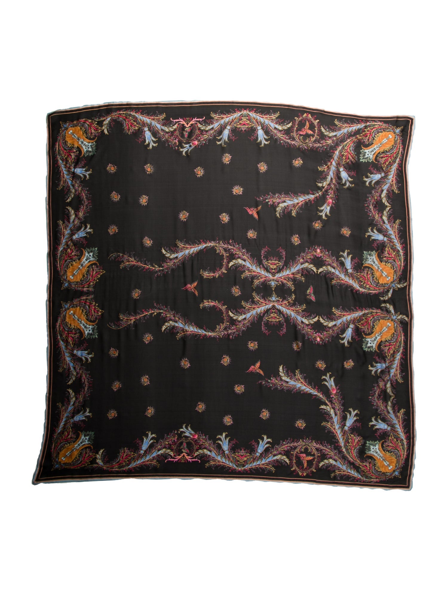 Roberto Cavalli Silk Printed Scarf