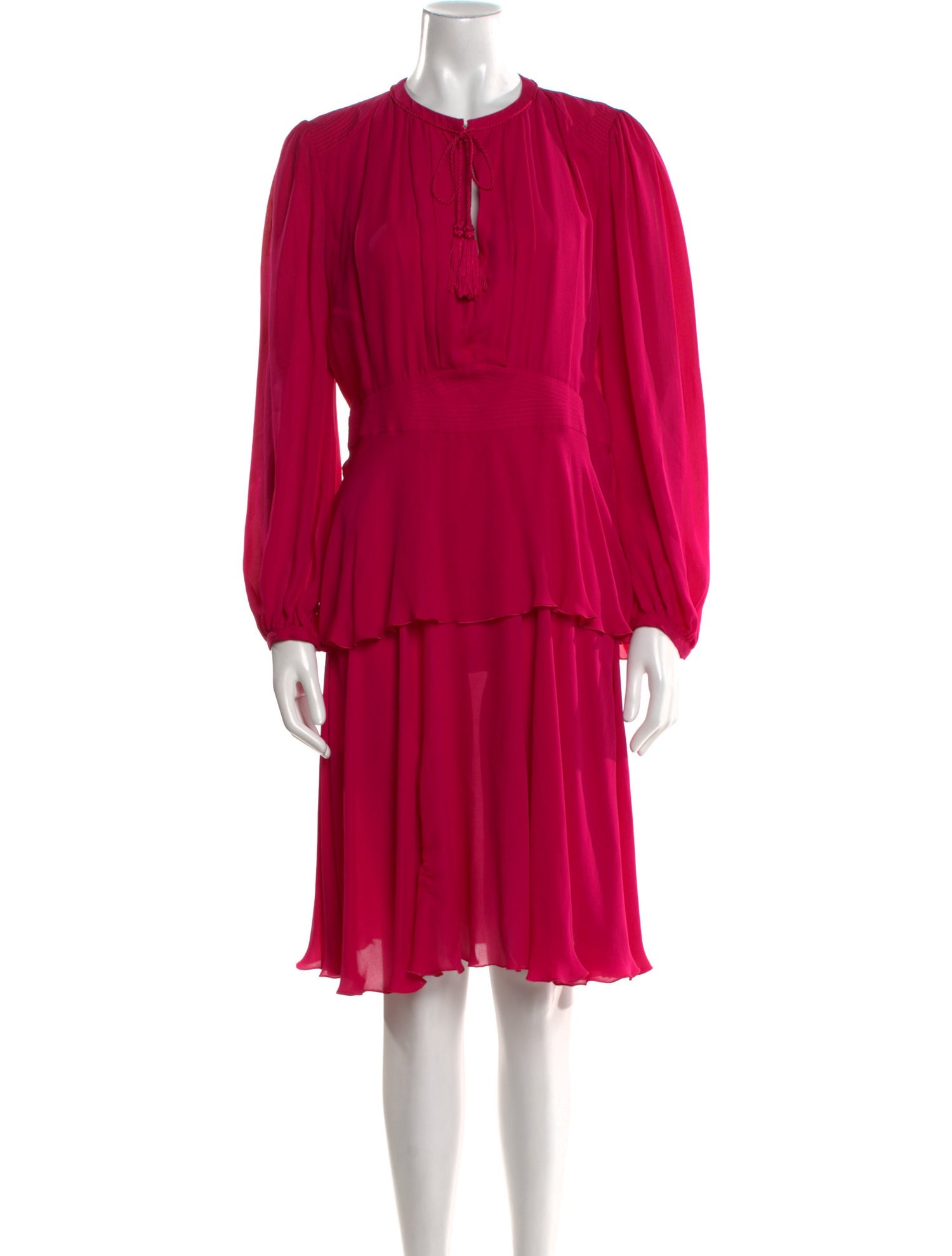 Roberto Cavalli Crew Neck Mini Dress