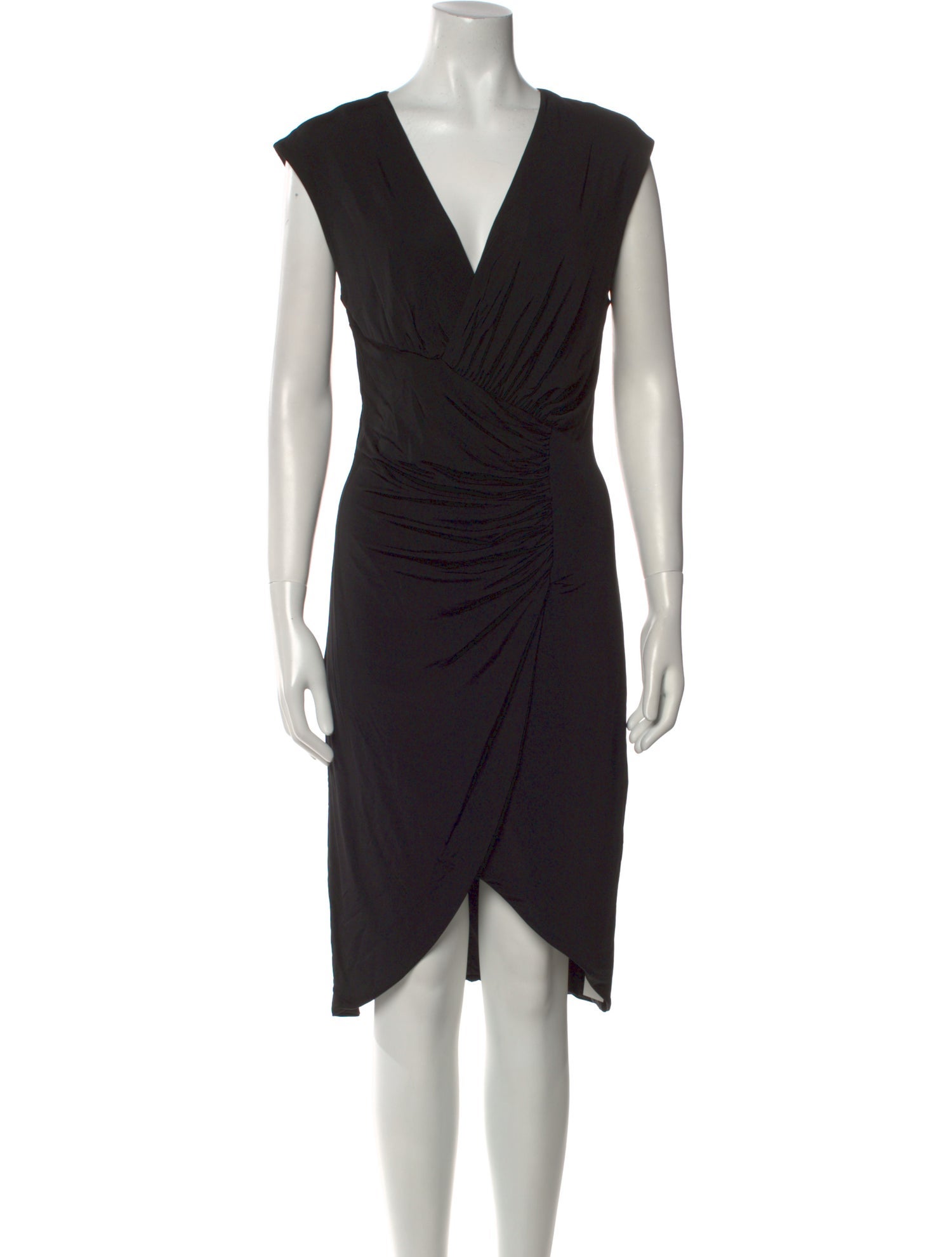 Roberto Cavalli V-Neck Knee-Length Dress