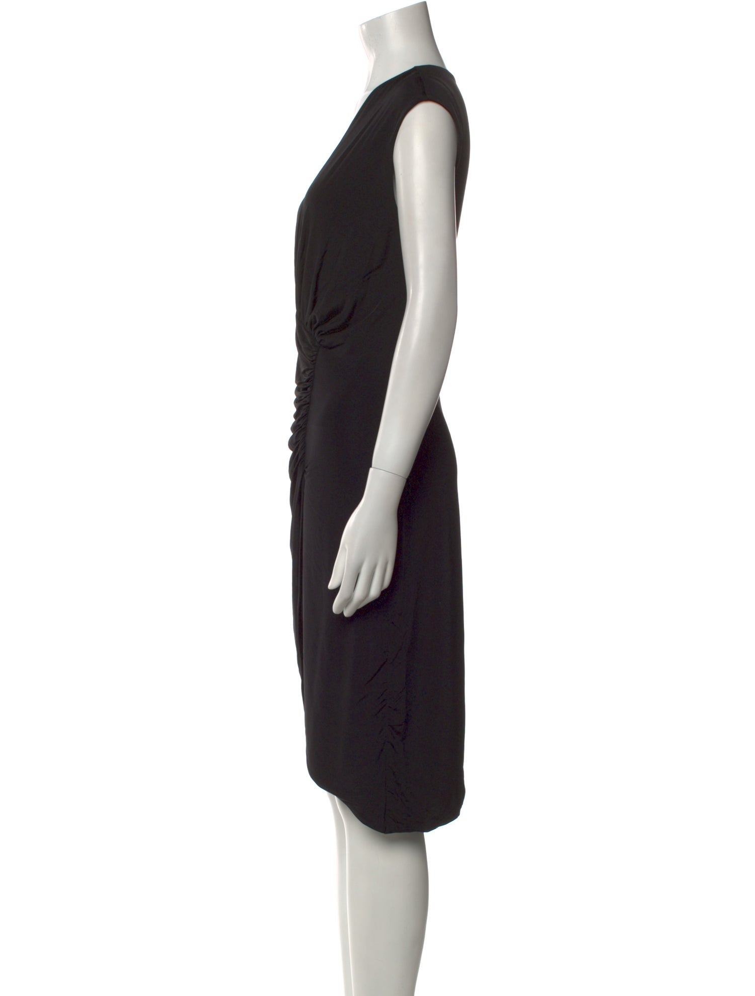 Roberto Cavalli V-Neck Knee-Length Dress